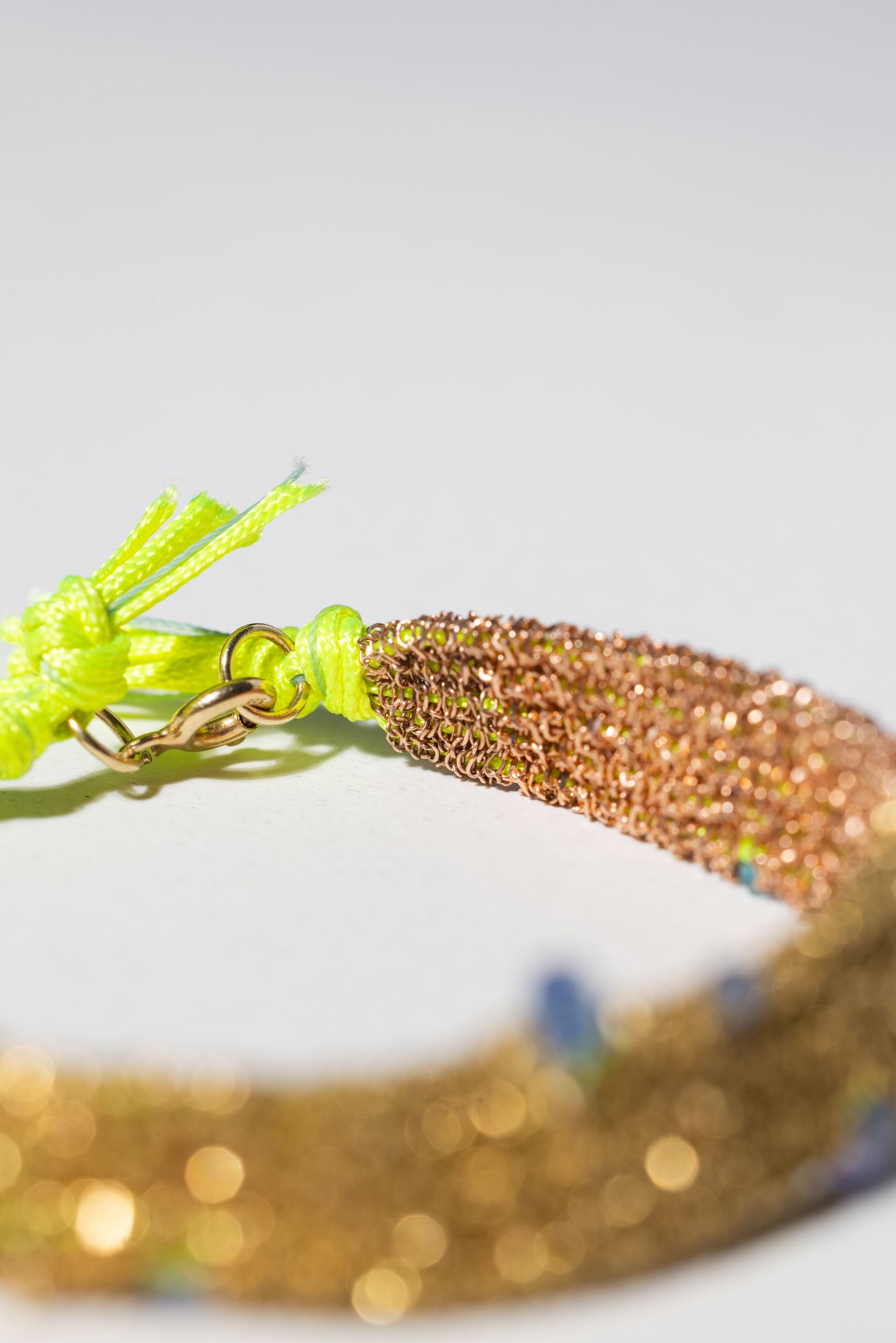 Bransoletka OH MESH! limited z tanzanitem i fosfosyderytem - obrazek 3