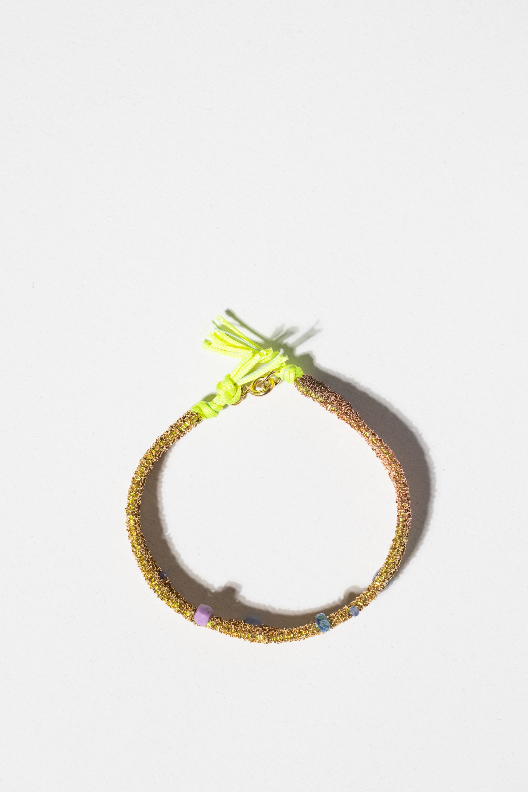 Bransoletka OH MESH! limited z tanzanitem i fosfosyderytem - obrazek 4