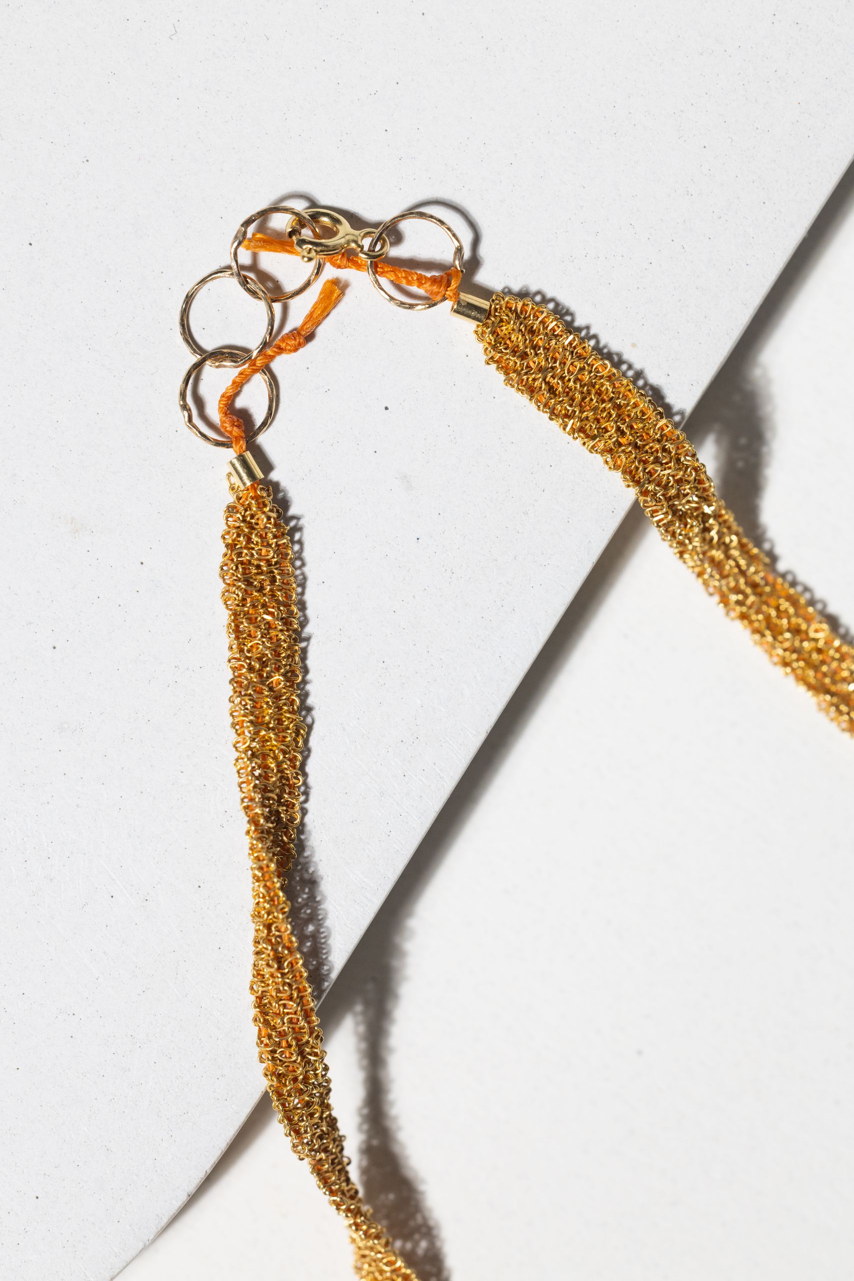 Naszyjnik OH MESH! limited z jadeitem i spinelem - obrazek 8