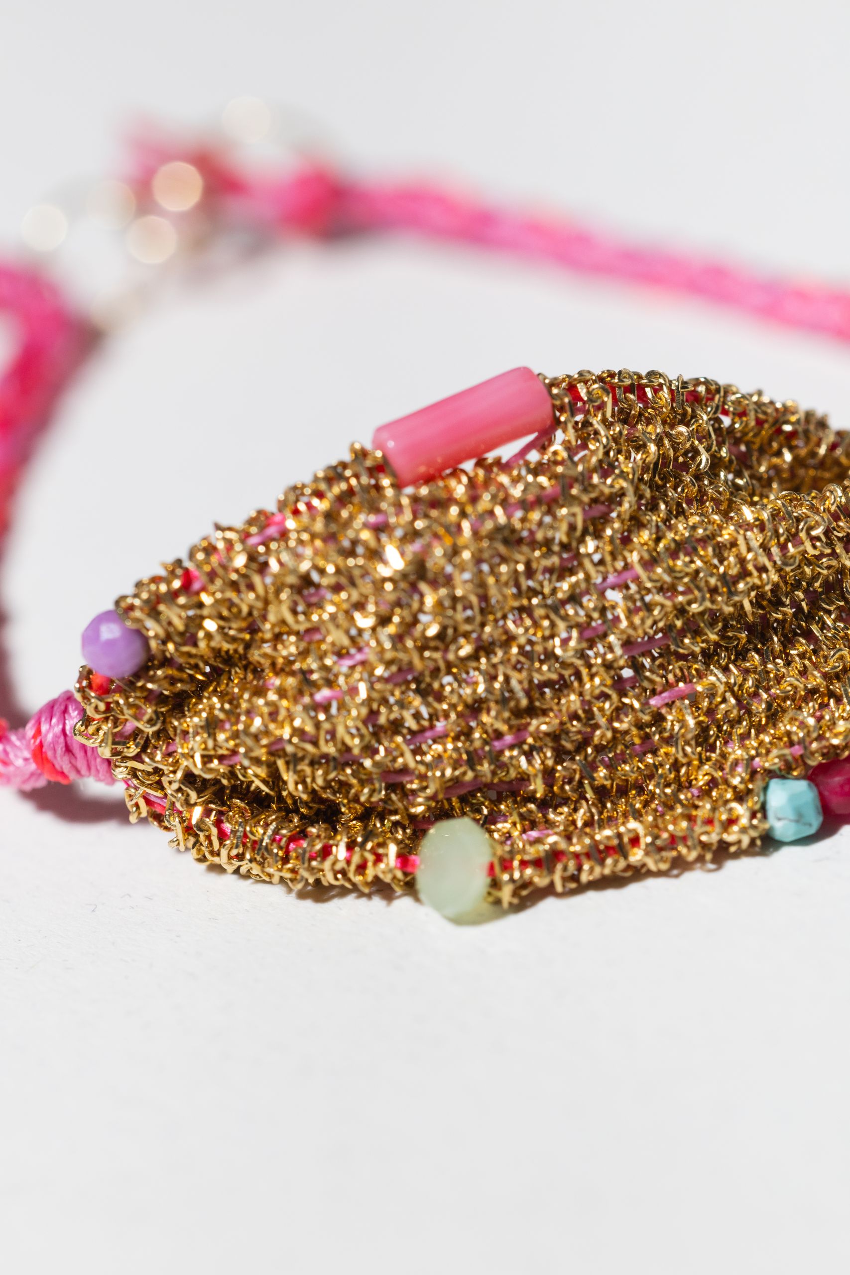 Bransoletka OH MESH! limited z kamieniami - obrazek 3