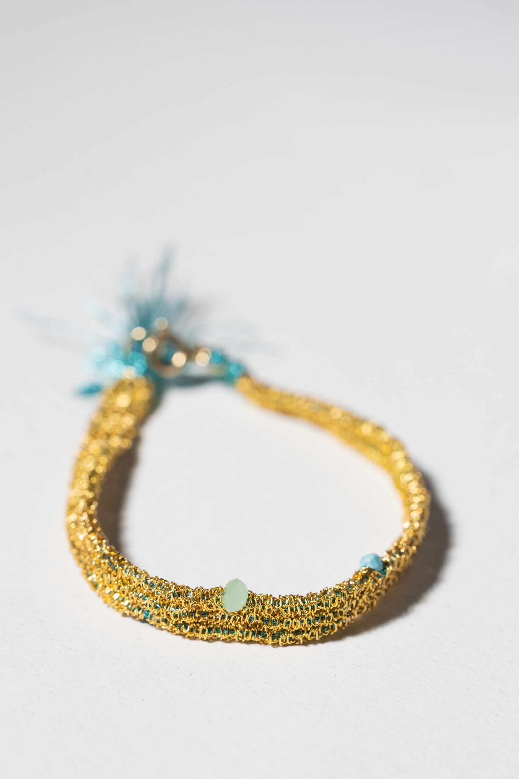 Bransoletka OH MESH! limited z chalcedonem - obrazek 2