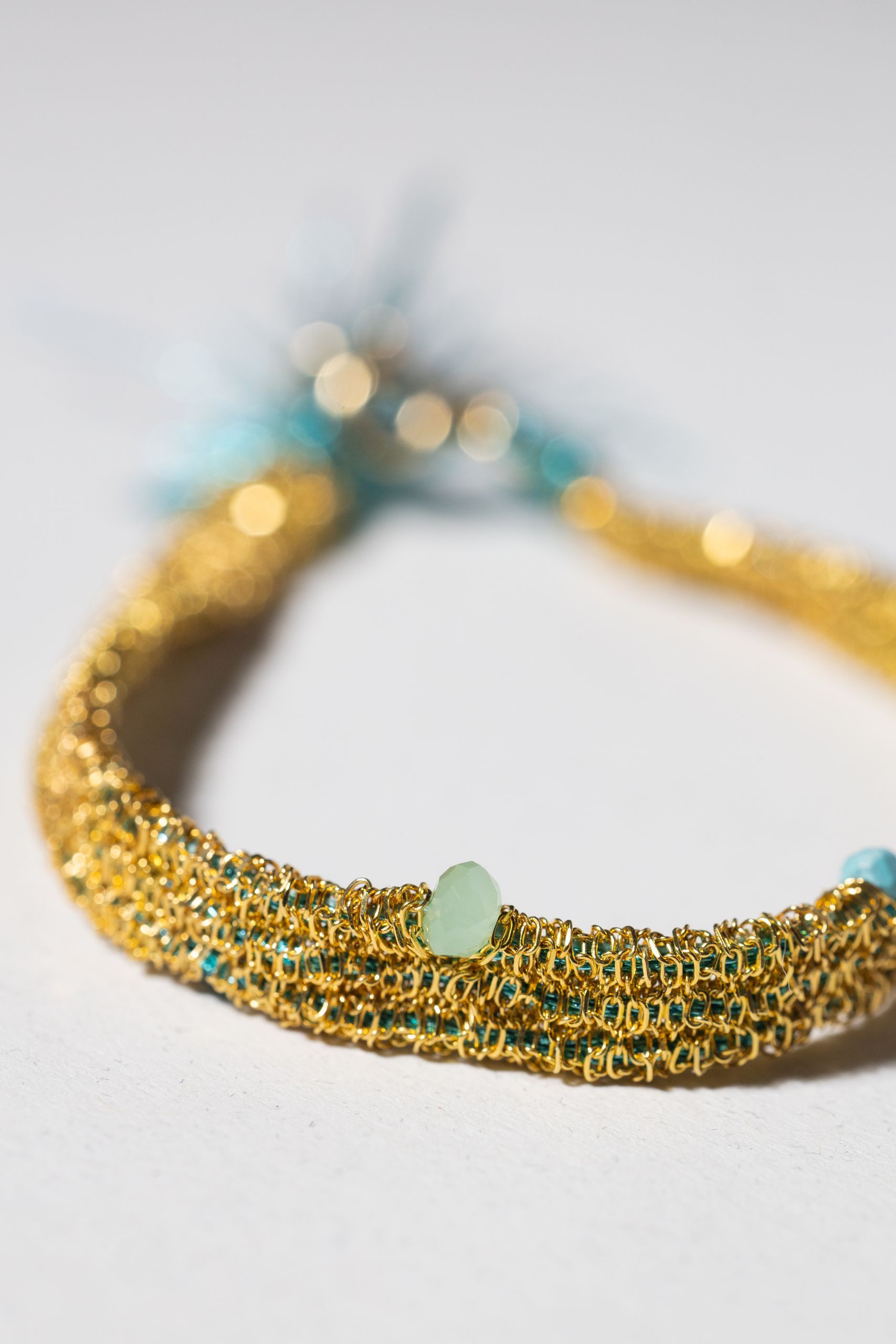 Bransoletka OH MESH! limited z chalcedonem - obrazek 3