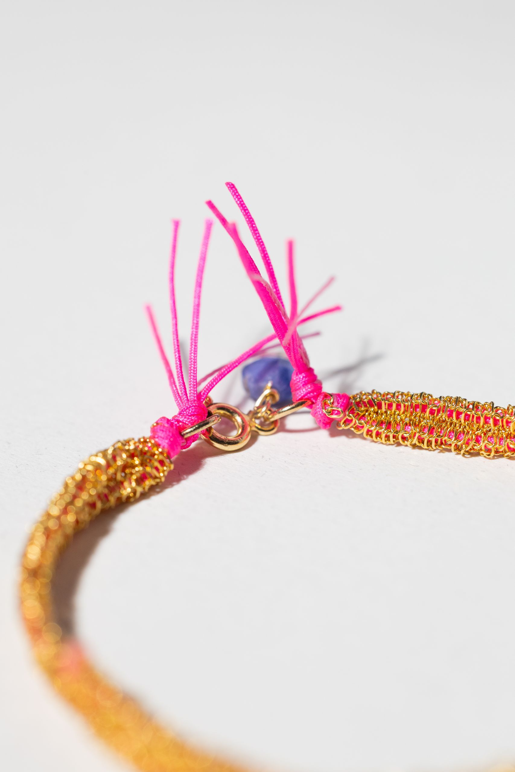 Bransoletka OH MESH! limited z jadeitem i dumortierytem - obrazek 2