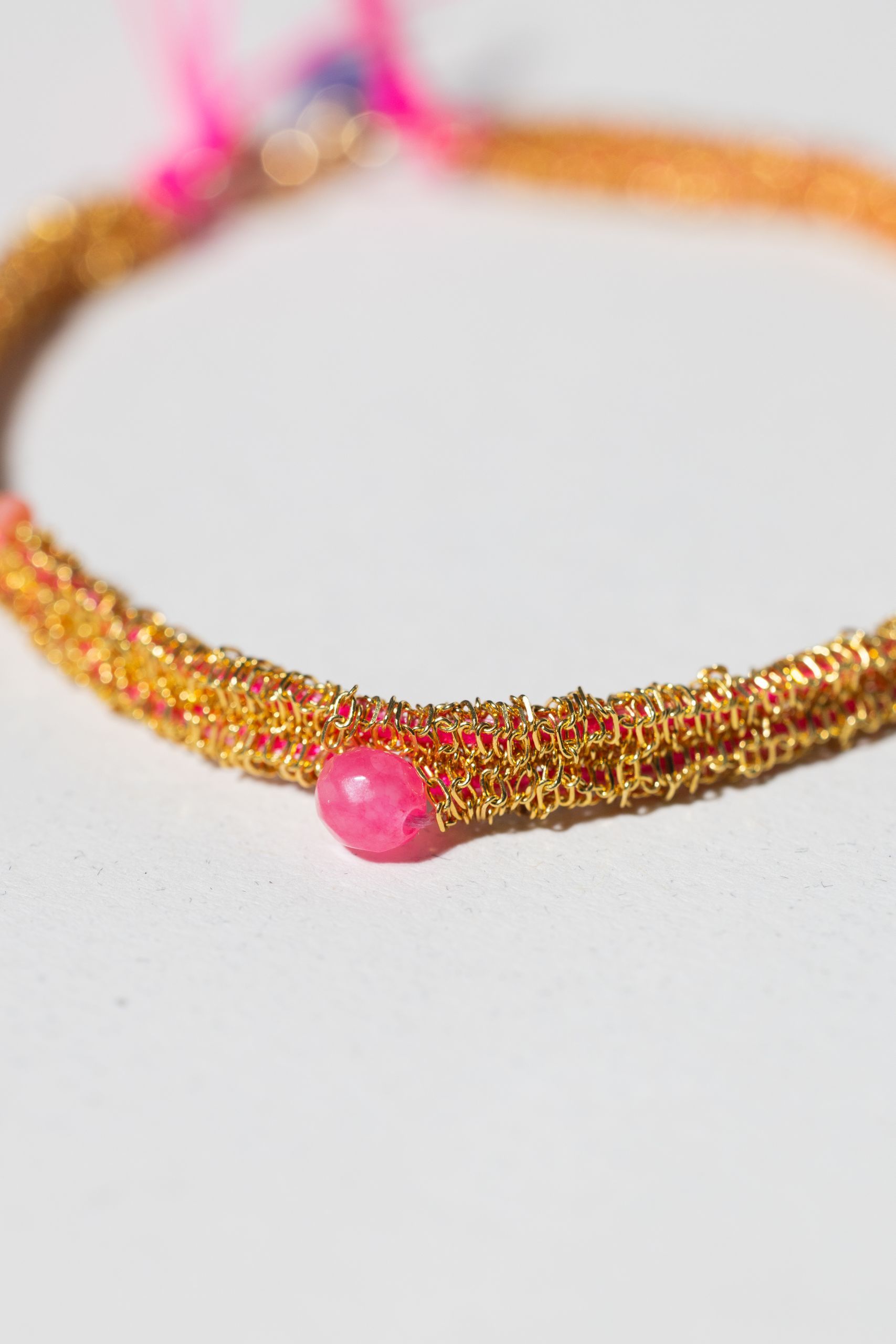 Bransoletka OH MESH! limited z jadeitem i dumortierytem - obrazek 3