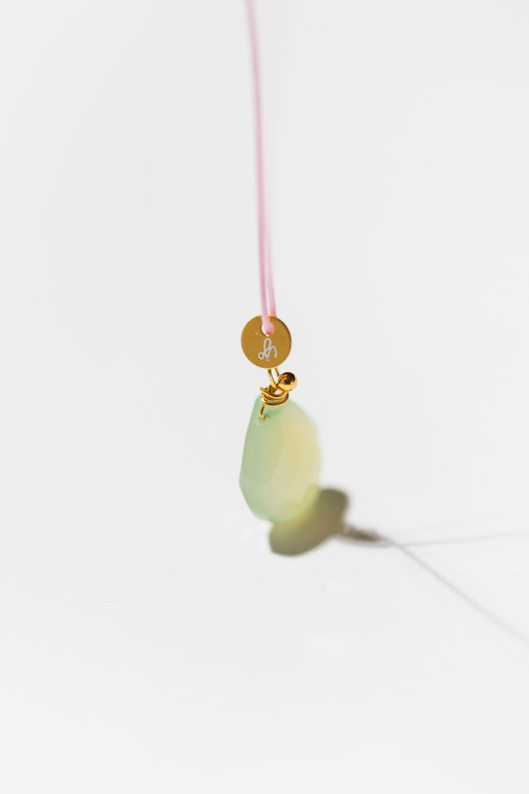 COLOR TALES necklace with mint chalcedony - Image 4