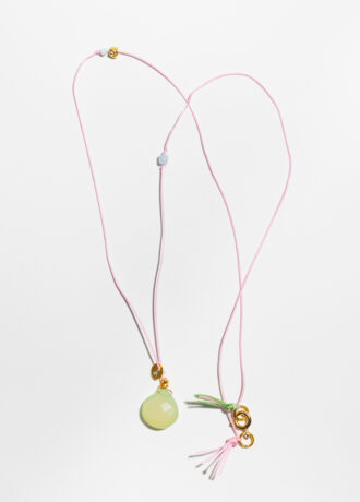COLOR TALES necklace with mint chalcedony