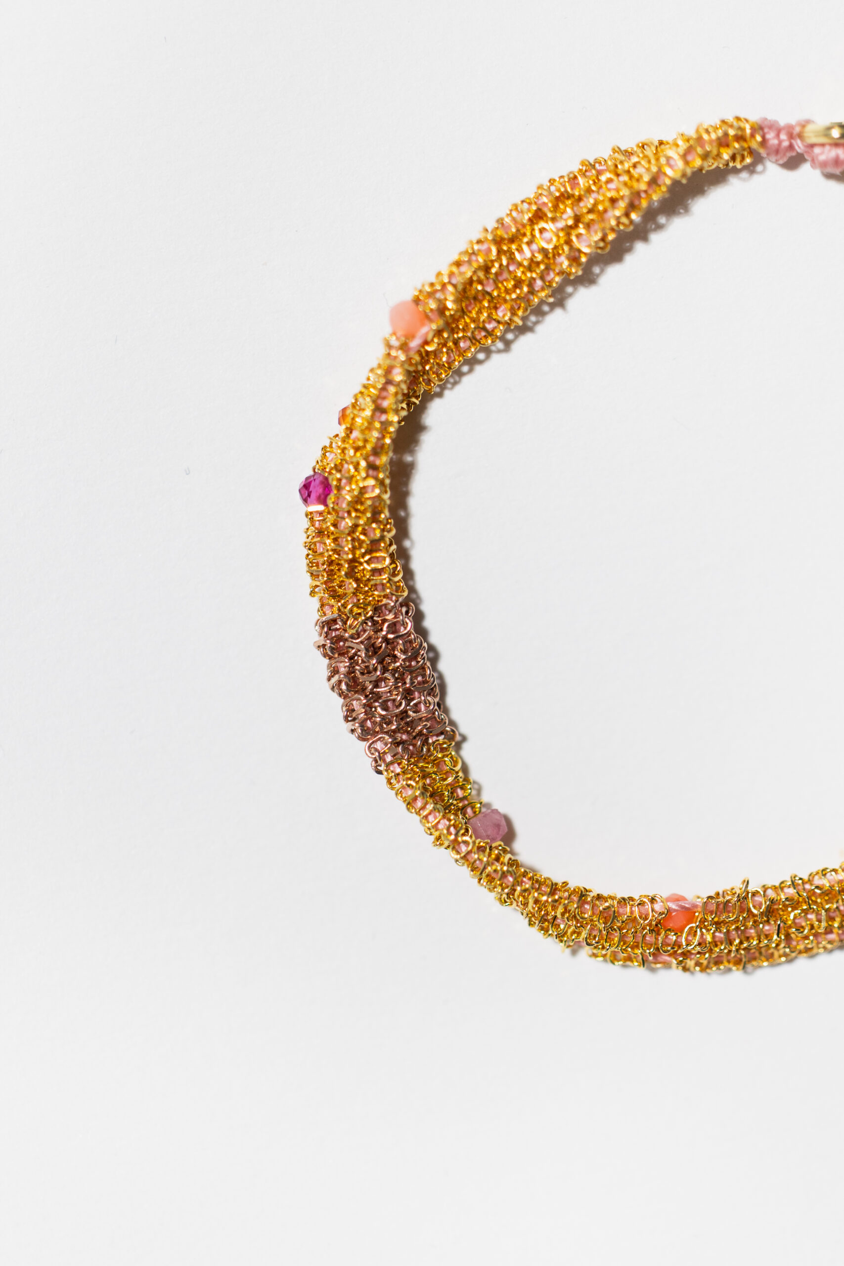 Bransoletka OH MESH! limited z rubinem i turmalinem - obrazek 2