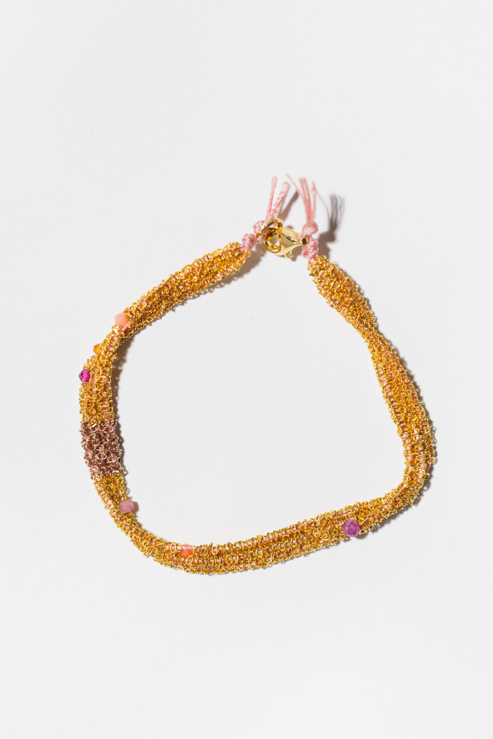 Bransoletka OH MESH! limited z rubinem i turmalinem