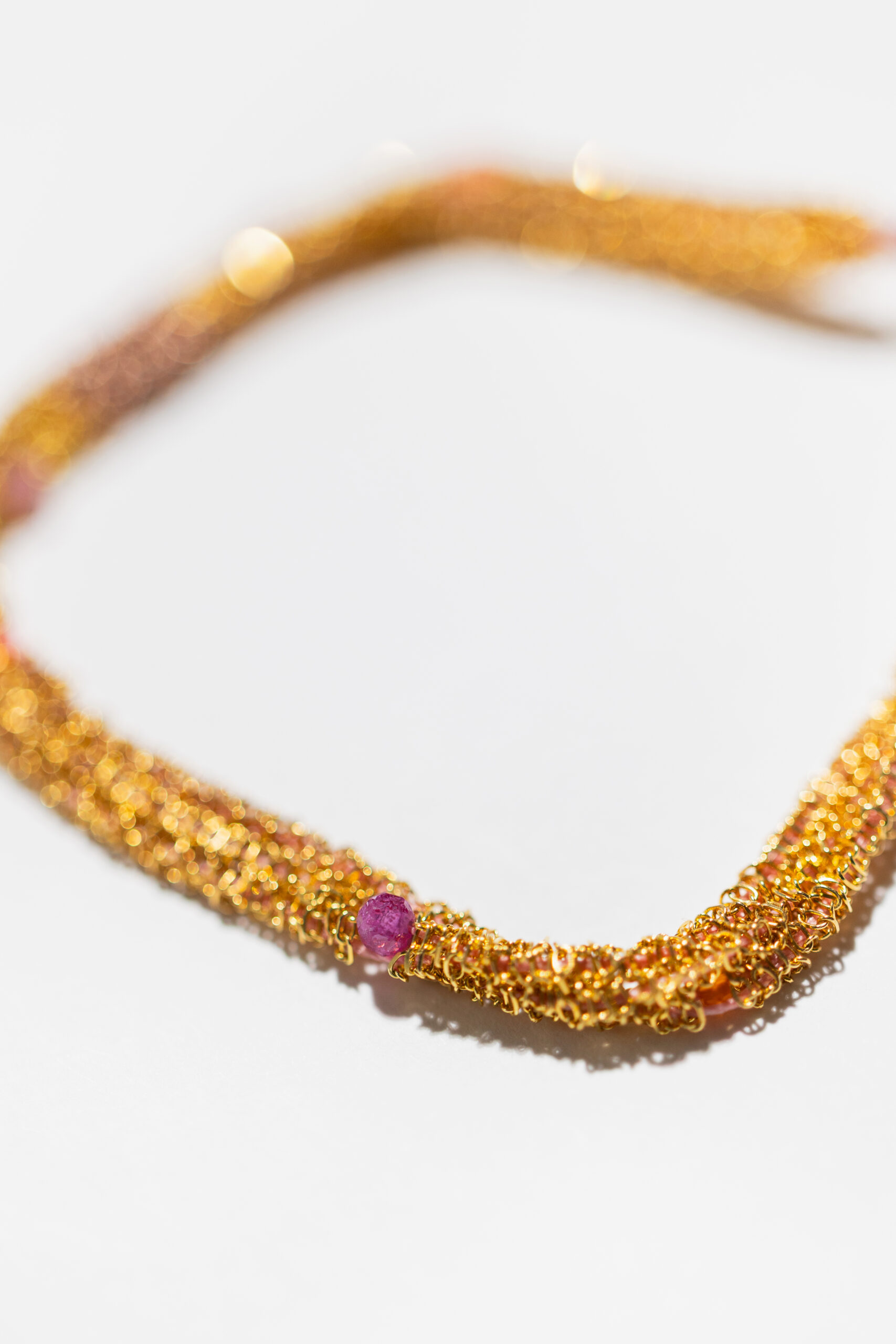 Bransoletka OH MESH! limited z rubinem i turmalinem - obrazek 3