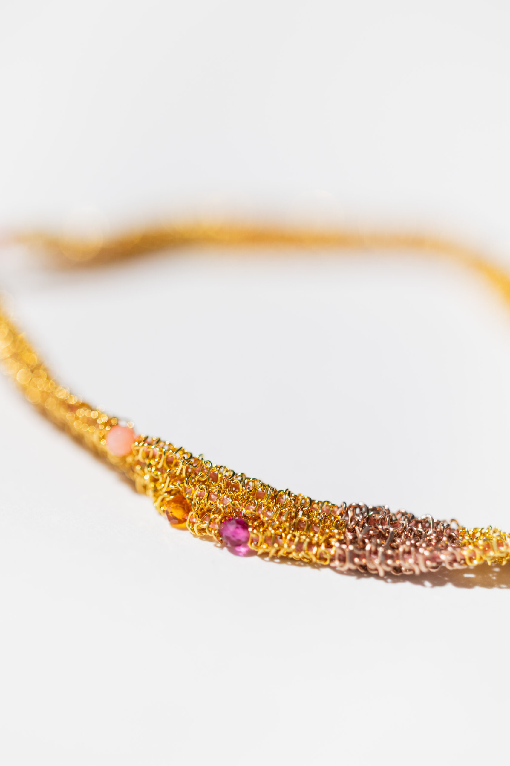 Bransoletka OH MESH! limited z rubinem i turmalinem - obrazek 5