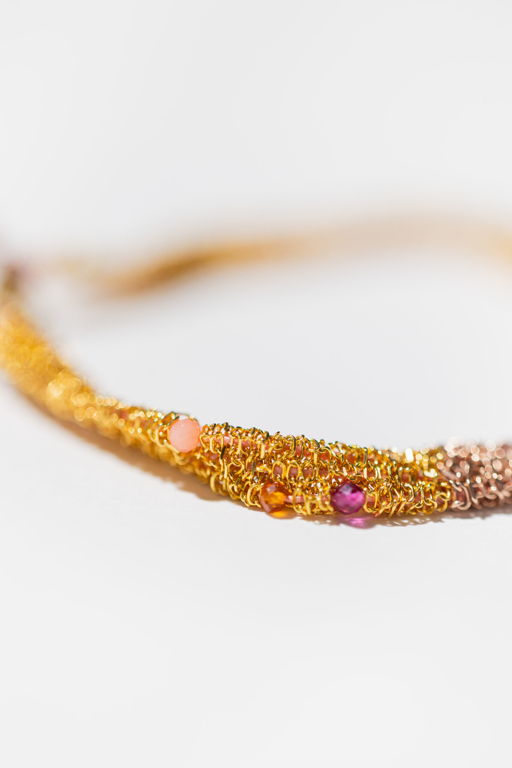 Bransoletka OH MESH! limited z rubinem i turmalinem - obrazek 4