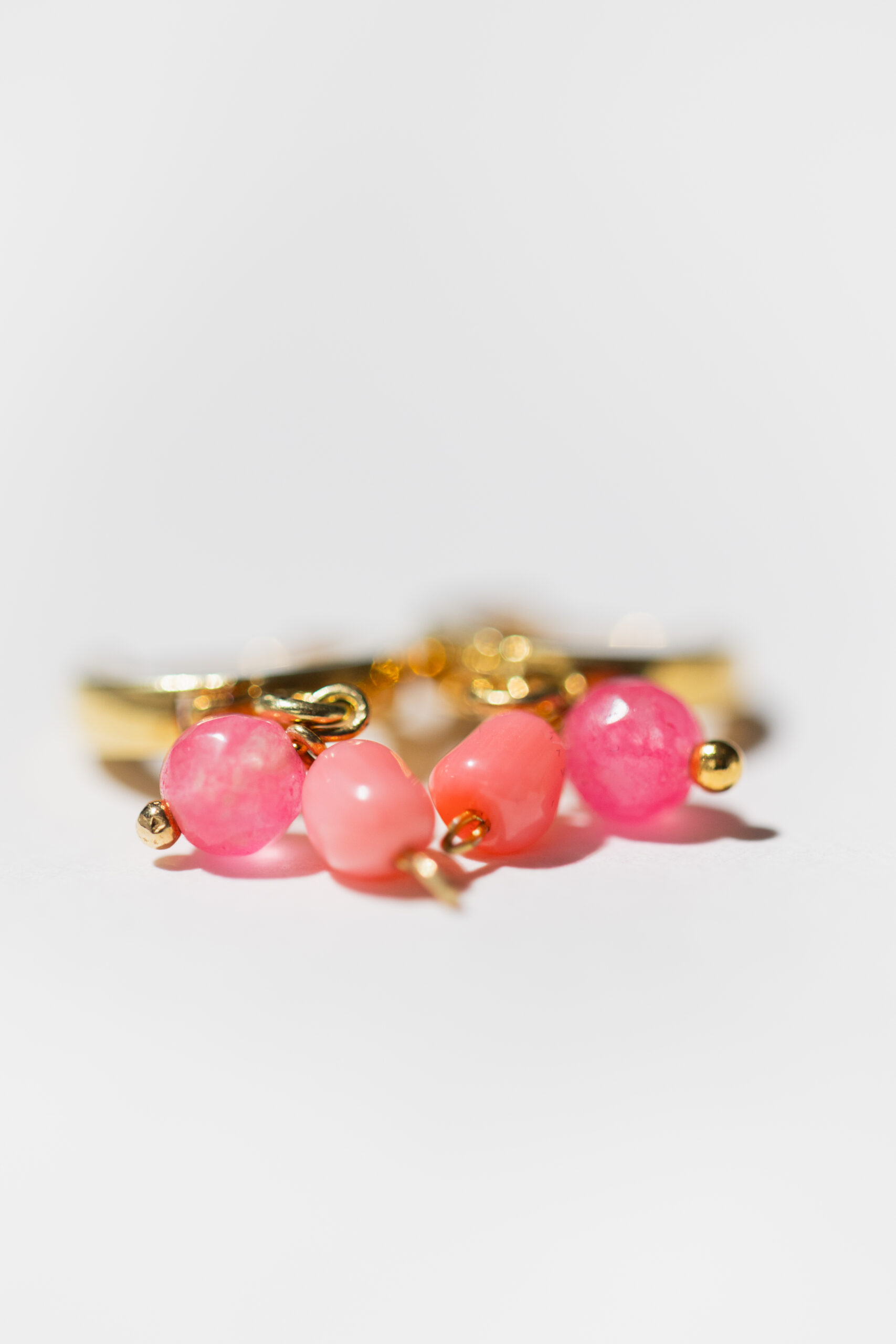 Kolczyki CHERRY Pink Glow - obrazek 2