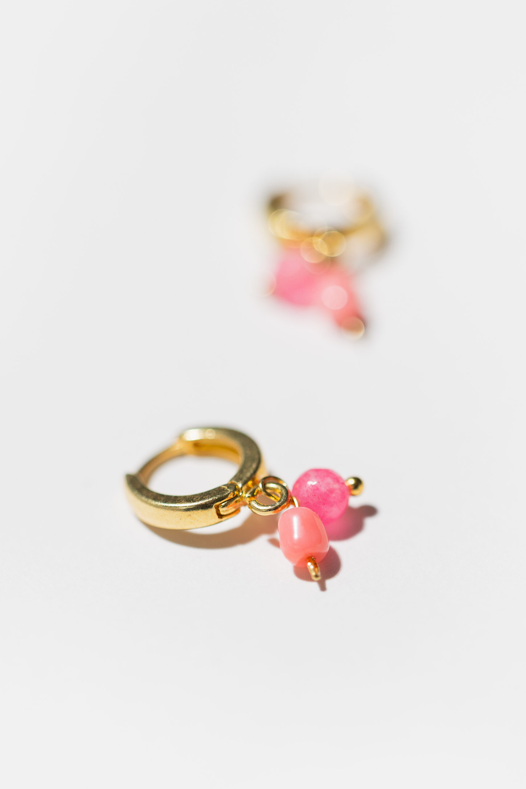 Kolczyki CHERRY Pink Glow - obrazek 3