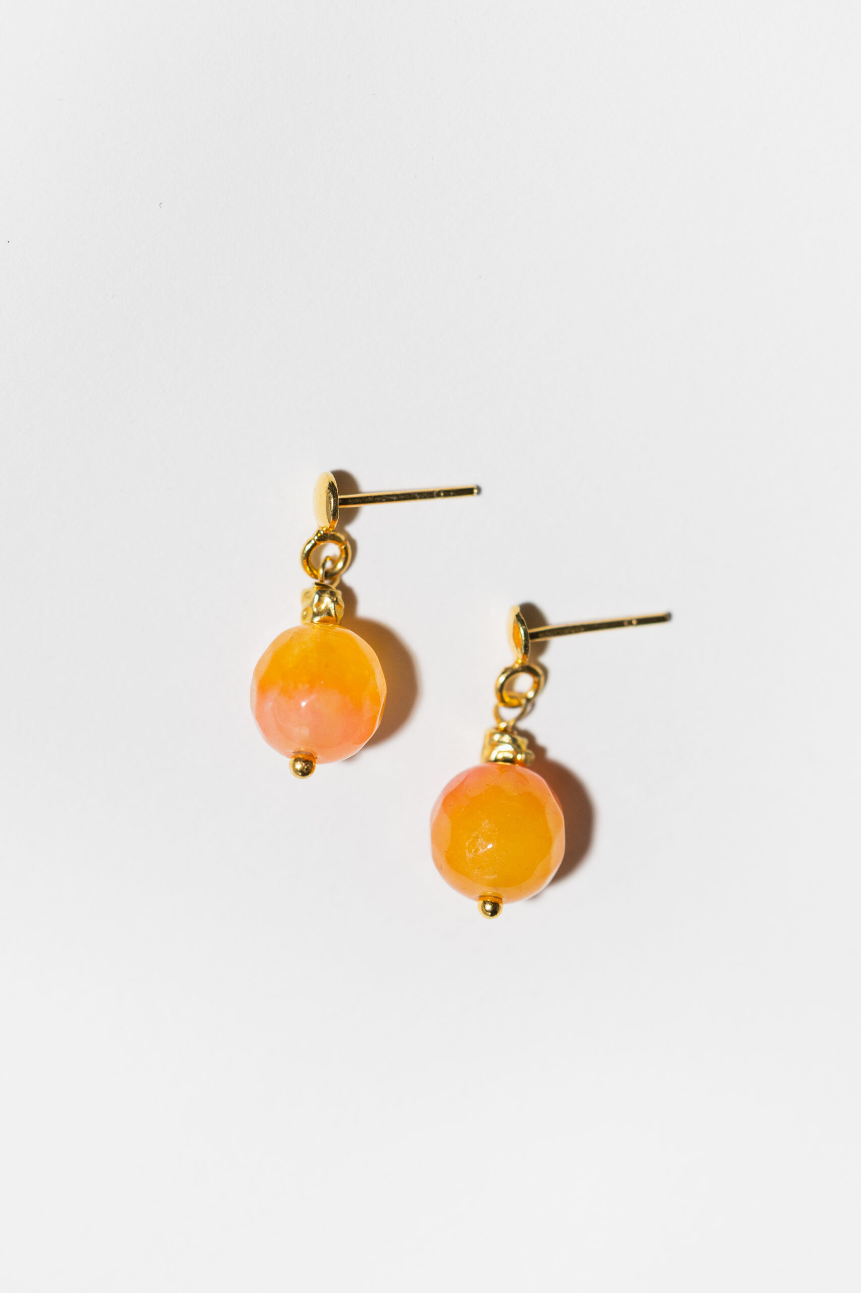 CANDY Sunlit Rose Jade Earrings - Image 3