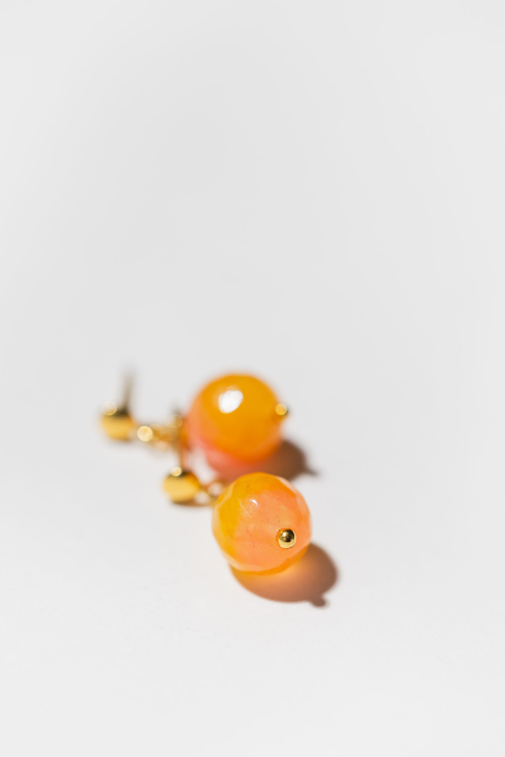 CANDY Sunlit Rose Jade Earrings - Image 6