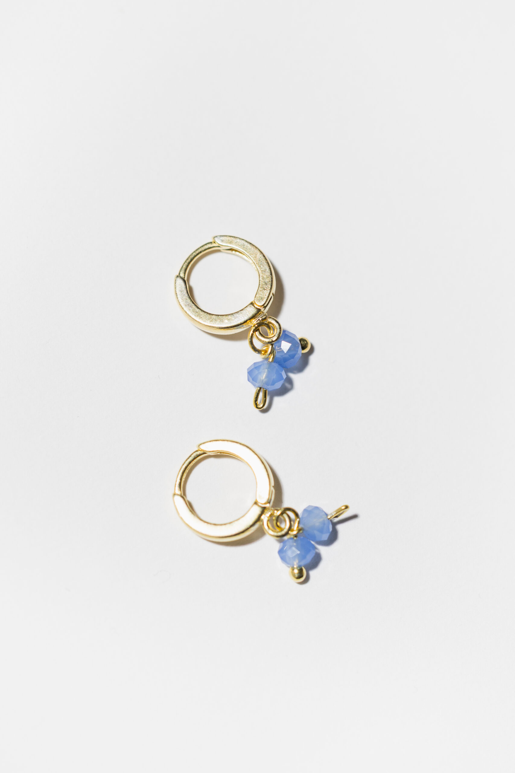 Kolczyki CHERRY Blue Glow - obrazek 2