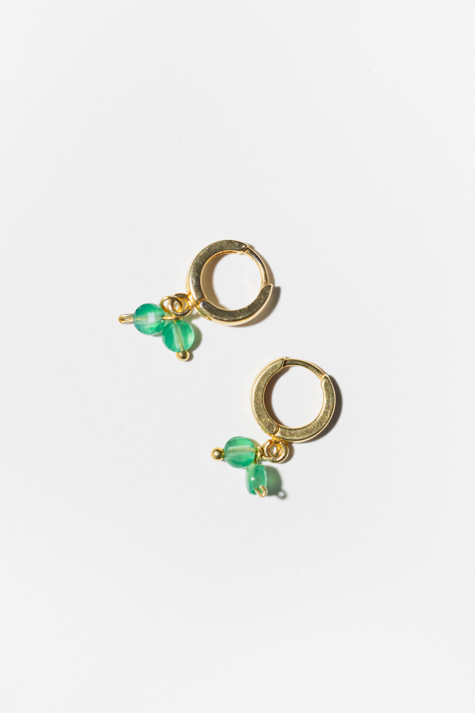 Kolczyki CHERRY Green Glow