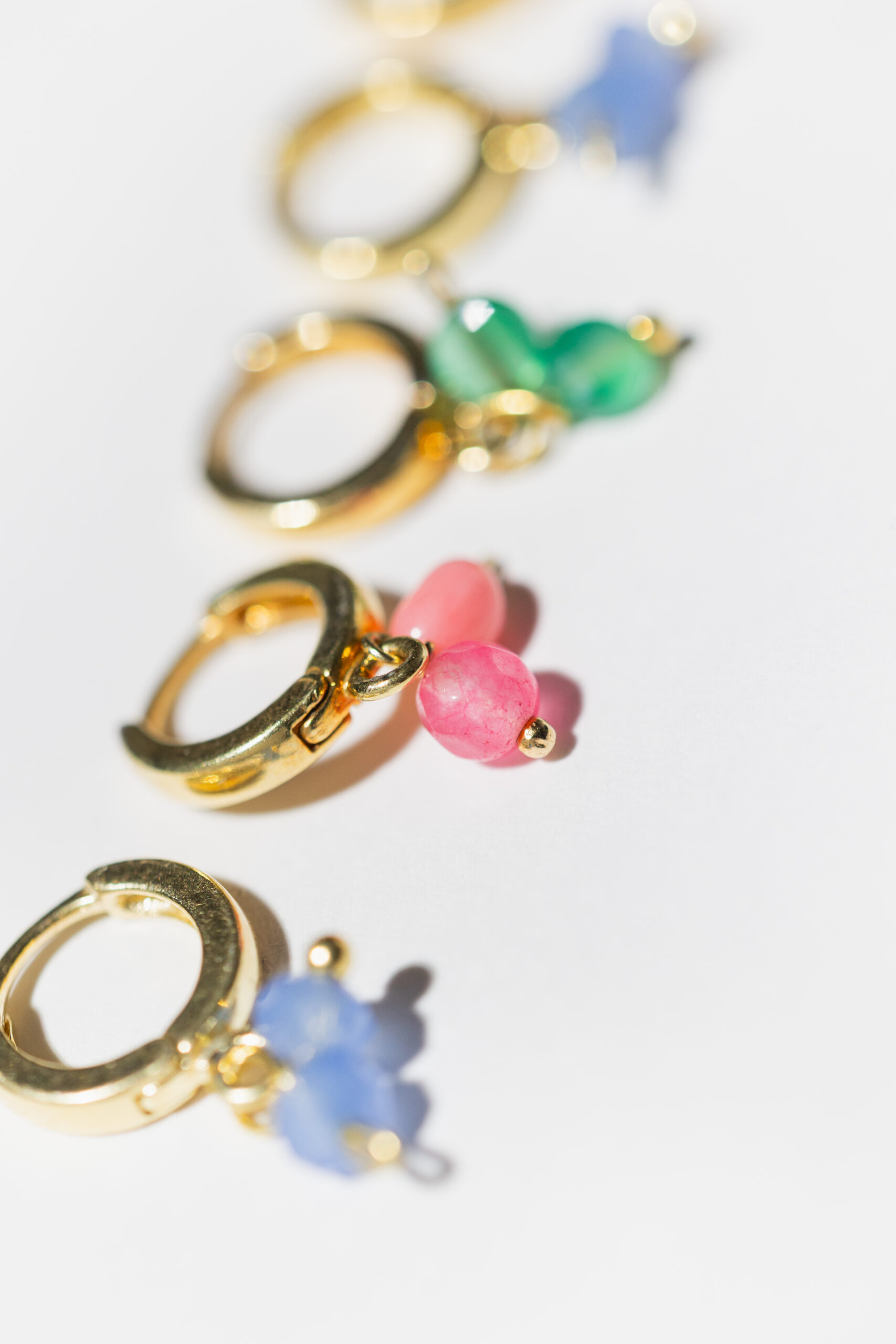 Kolczyki CHERRY Pink Glow - obrazek 5