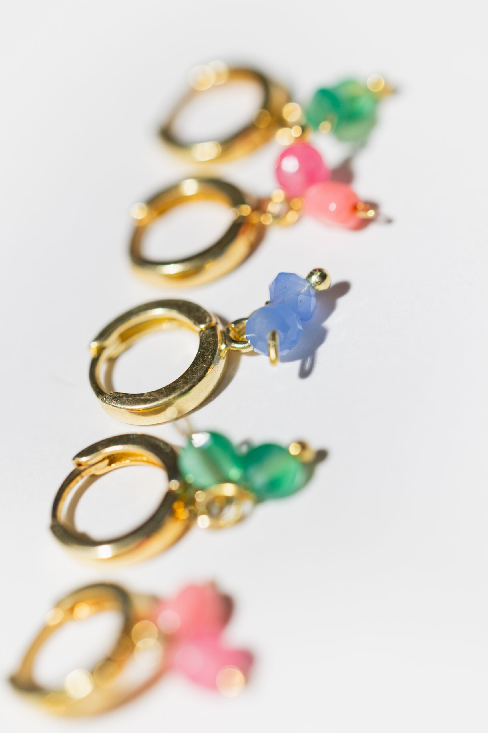 Kolczyki CHERRY Green Glow - obrazek 5