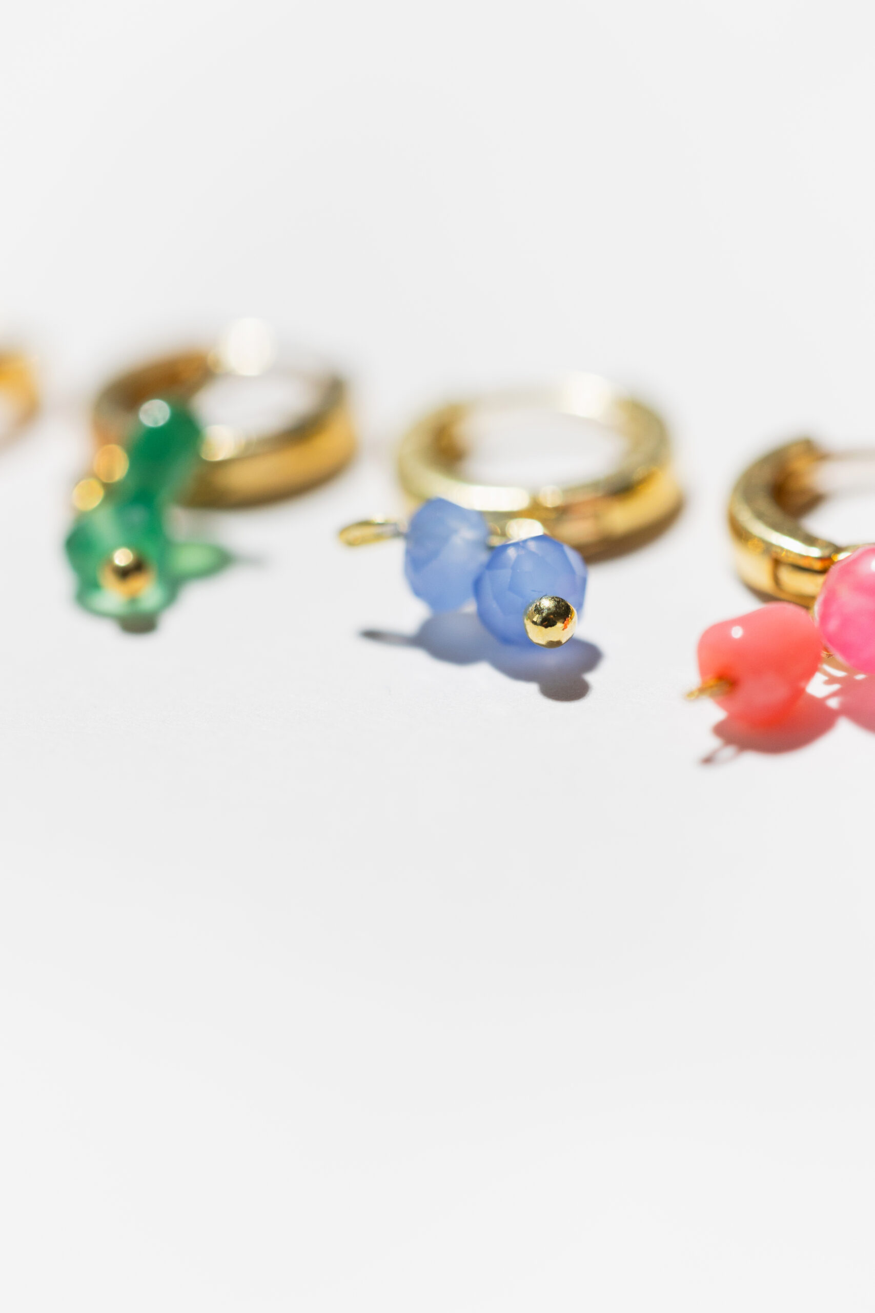 Kolczyki CHERRY Blue Glow - obrazek 5