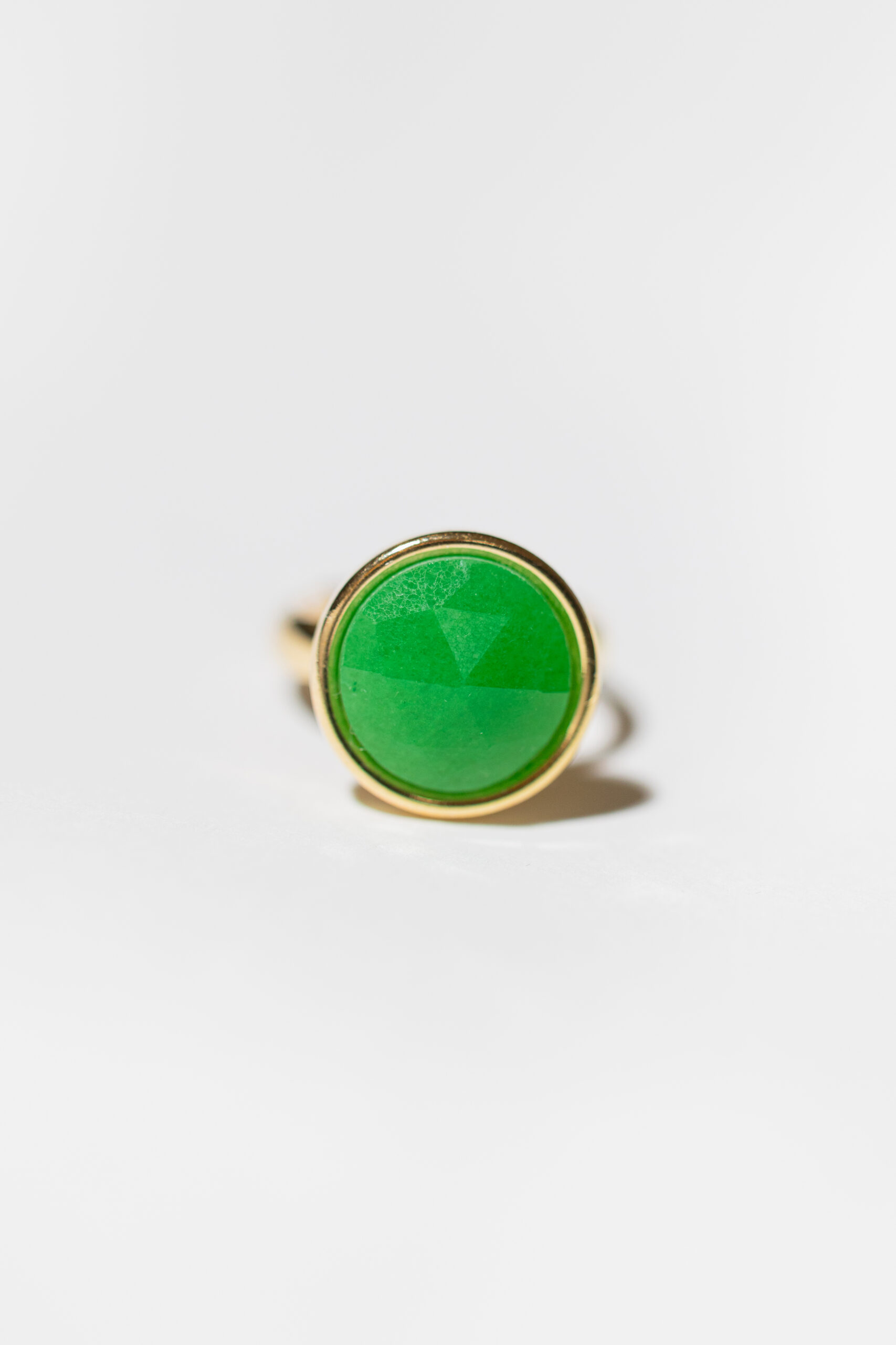 Pierścionek SOUL ICONS z jasnozielonym jadeitem - obrazek 5