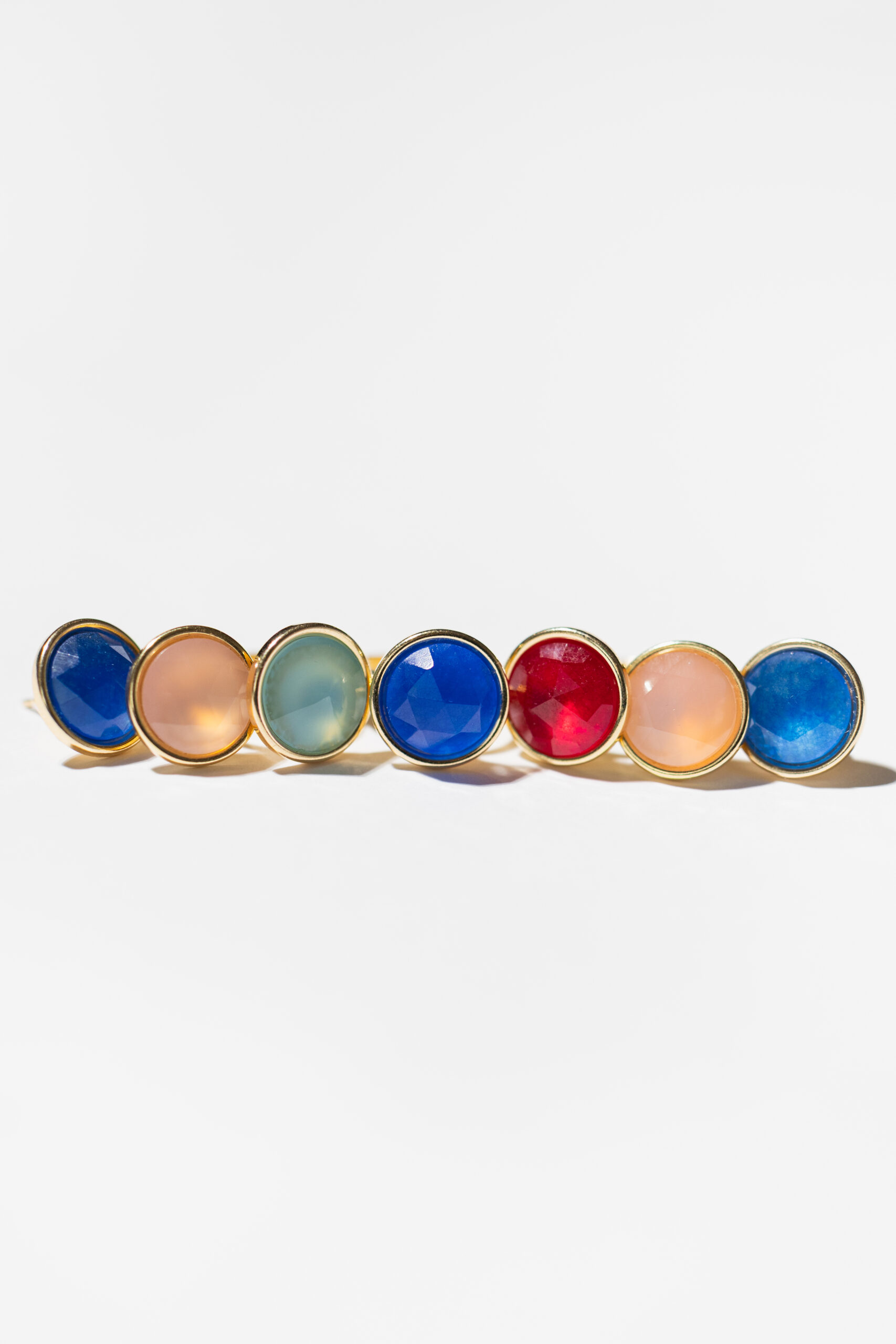 Pierścionek SOUL ICONS z lazurowym chalcedonem w oprawie - obrazek 6