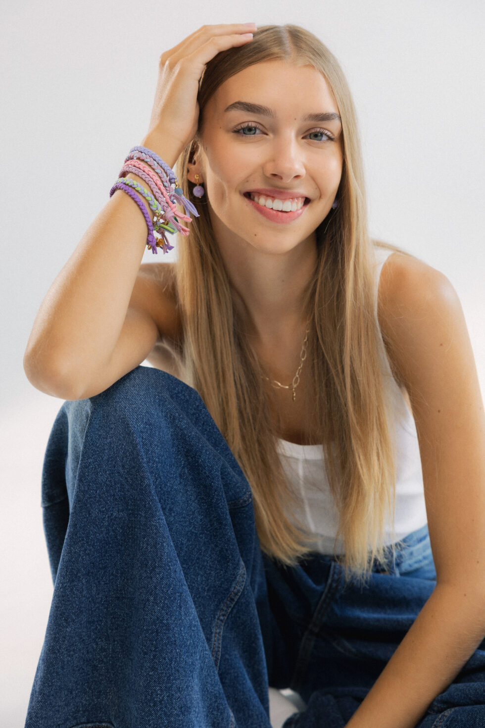 CANDY Soft Lilac Jade Earrings