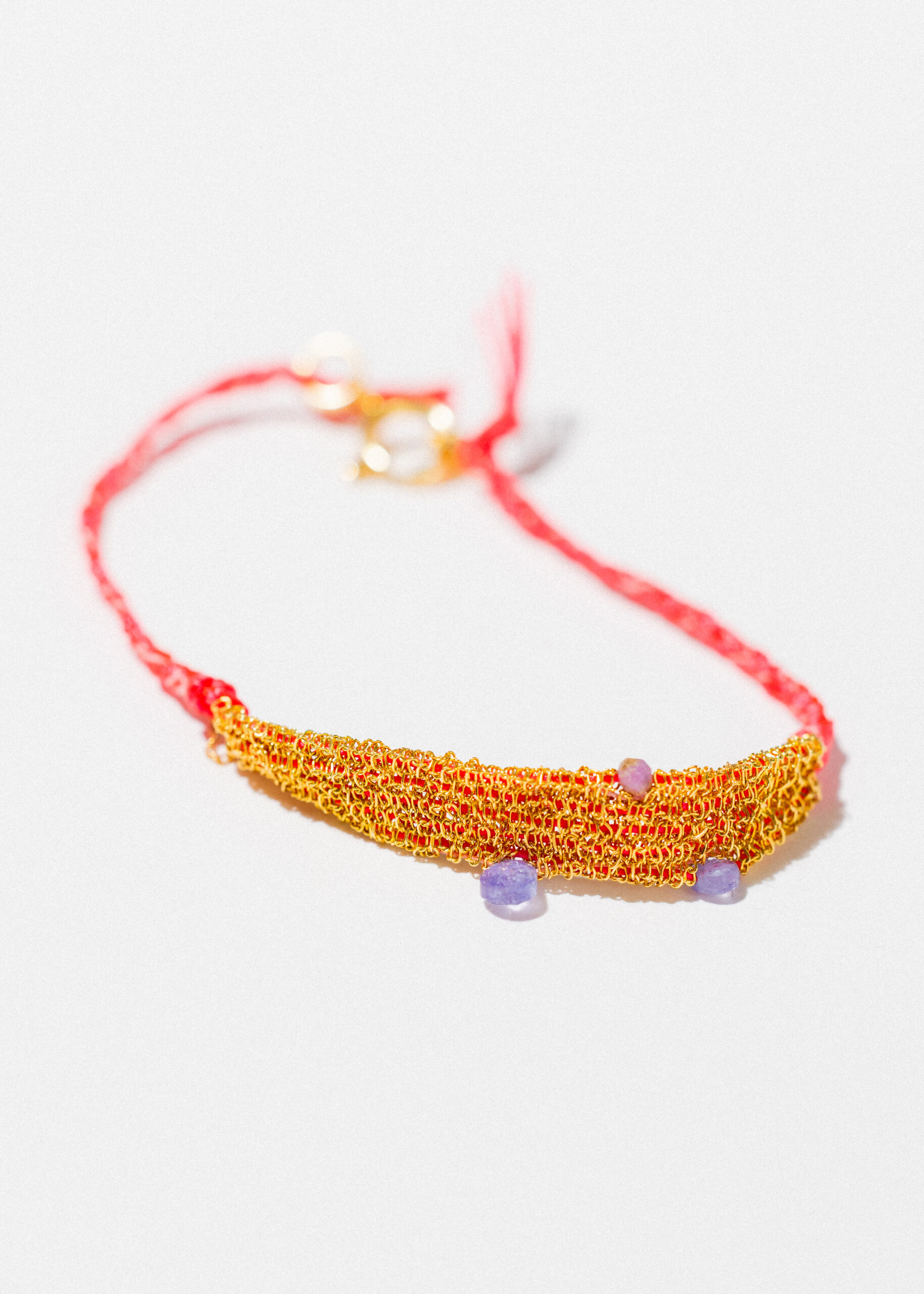 Bransoletka OH MESH! limited z tanzanitem - obrazek 4