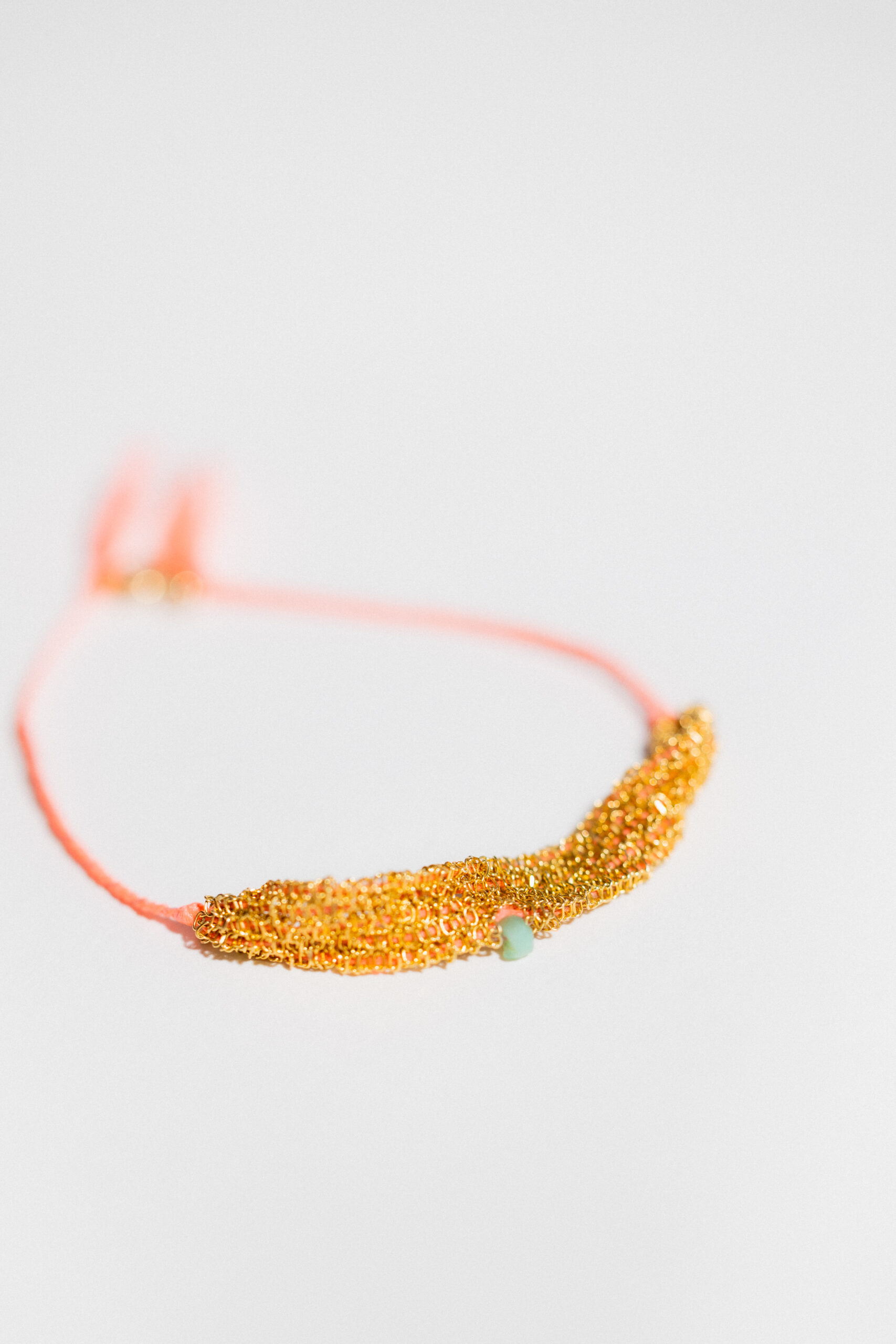 Bransoletka OH MESH! limited z turkusem - obrazek 5