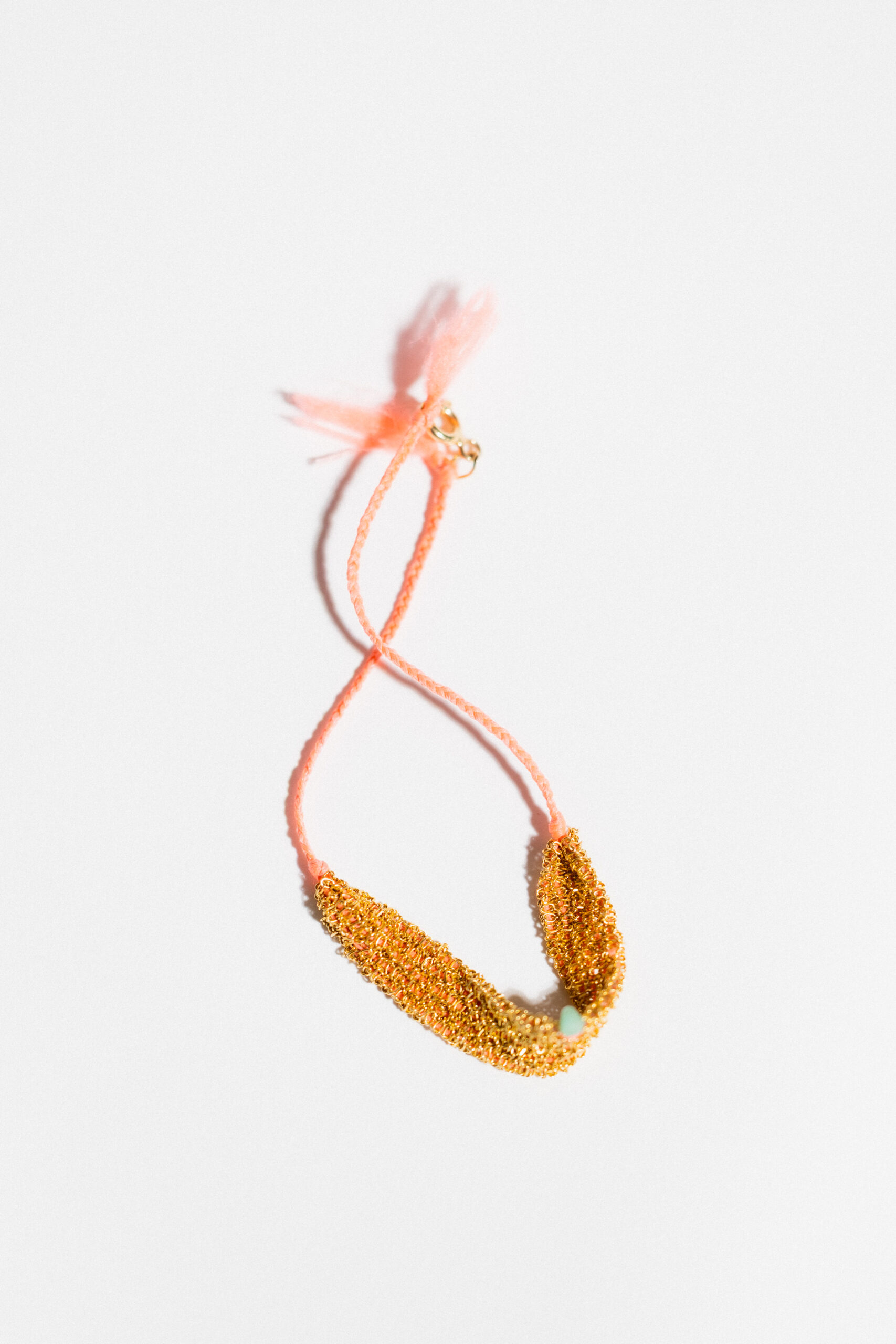 Bransoletka OH MESH! limited z turkusem - obrazek 6