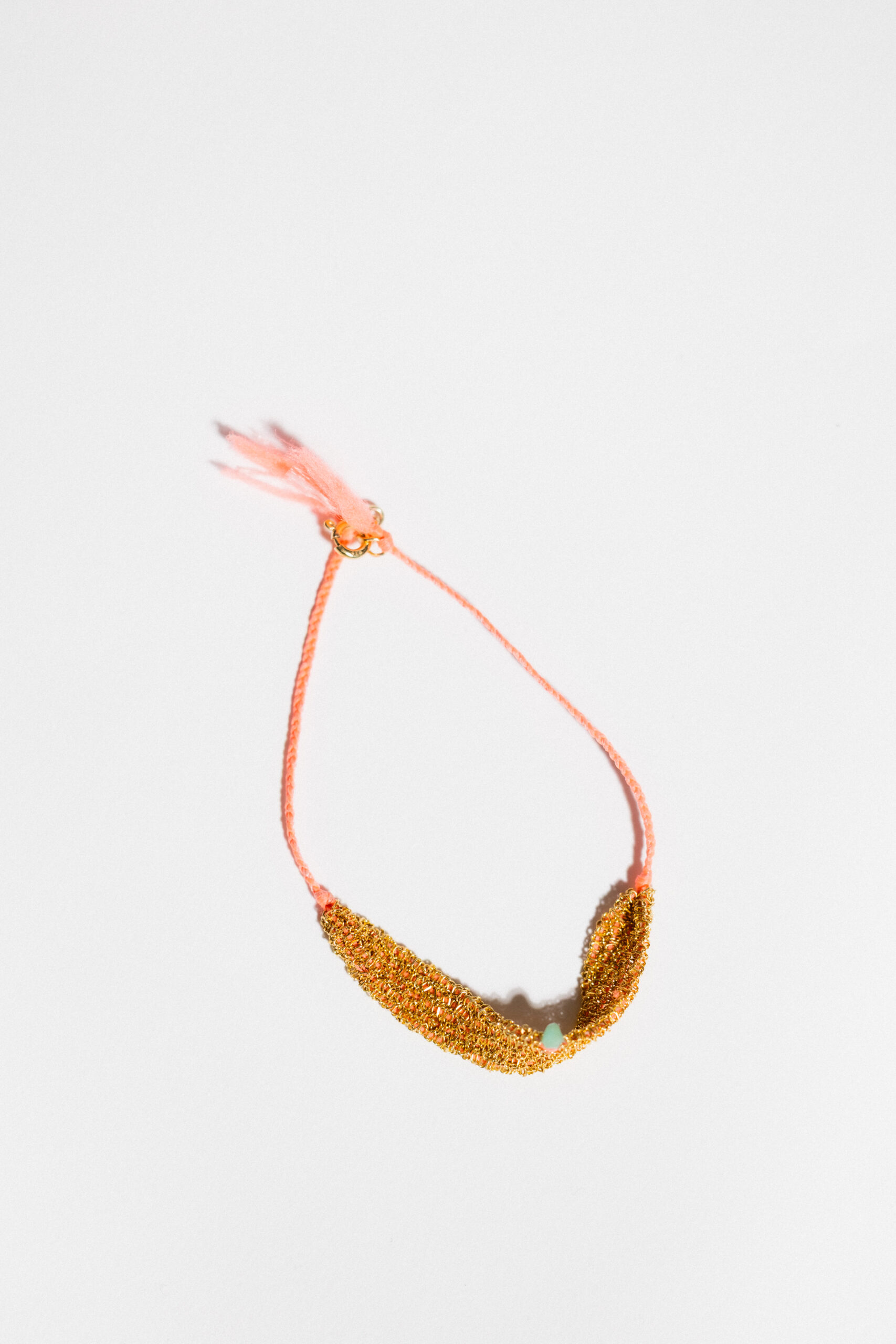 Bransoletka OH MESH! limited z turkusem - obrazek 3