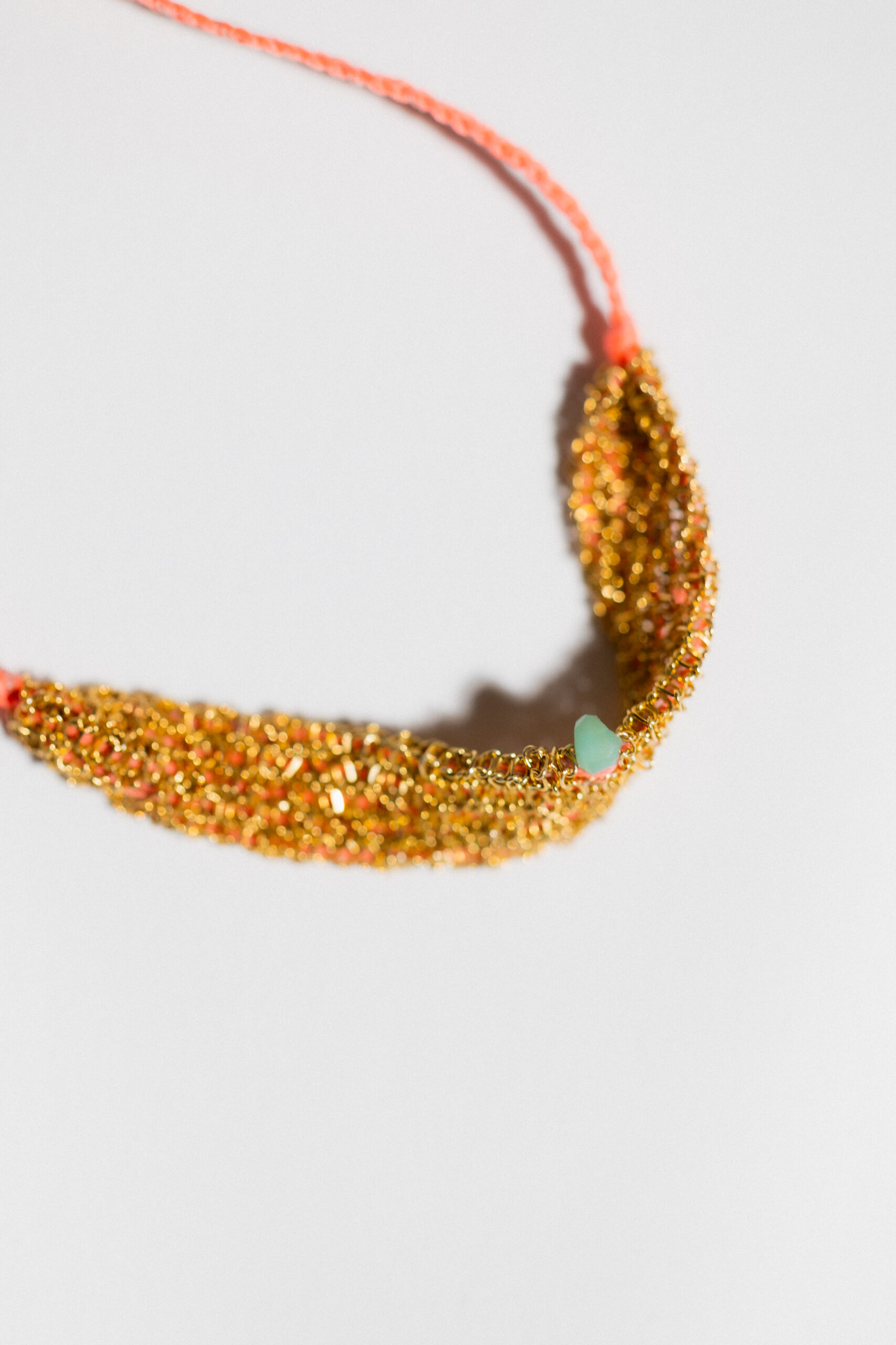 Bransoletka OH MESH! limited z turkusem - obrazek 2