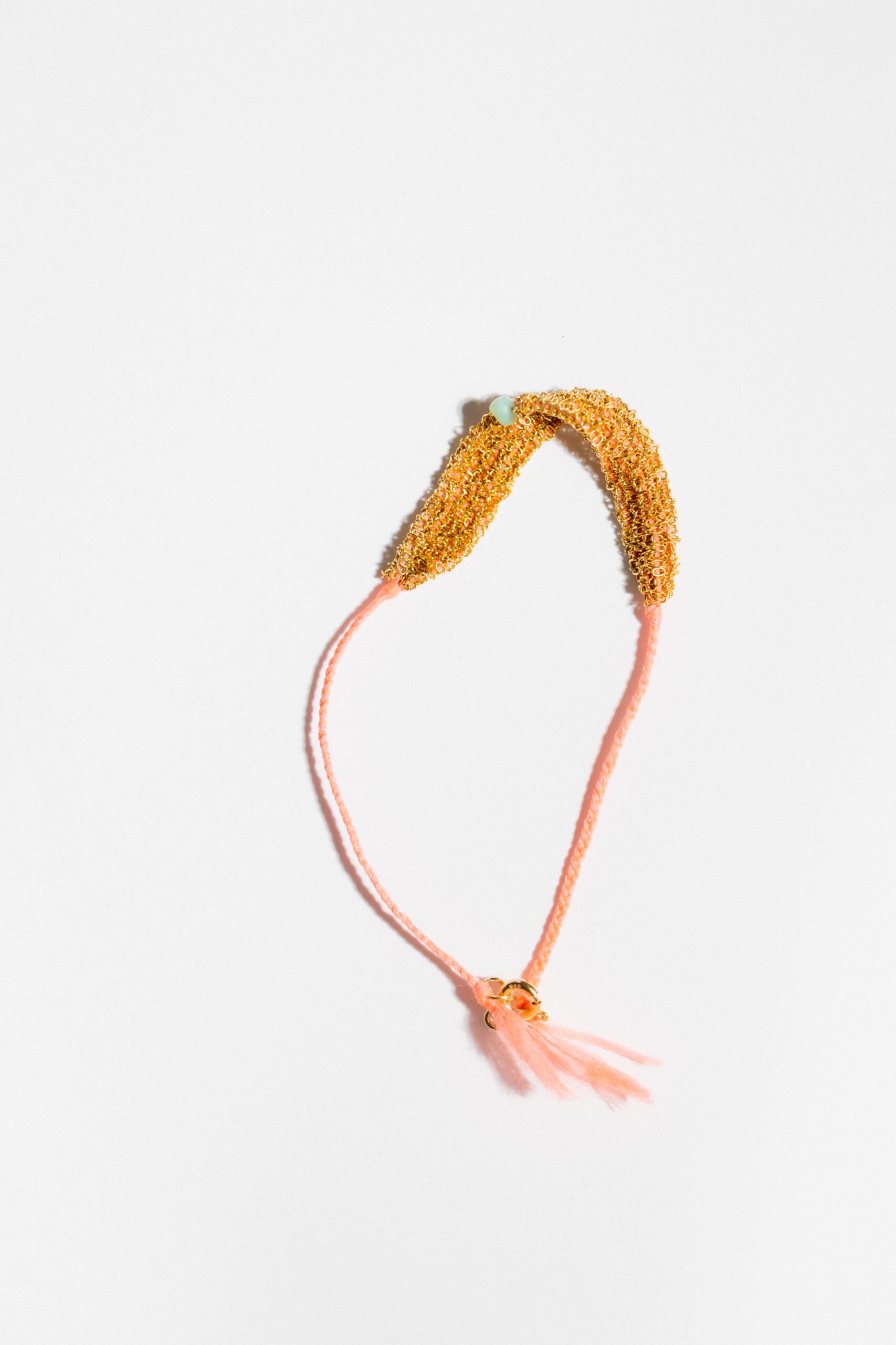 Bransoletka OH MESH! limited z turkusem - obrazek 4