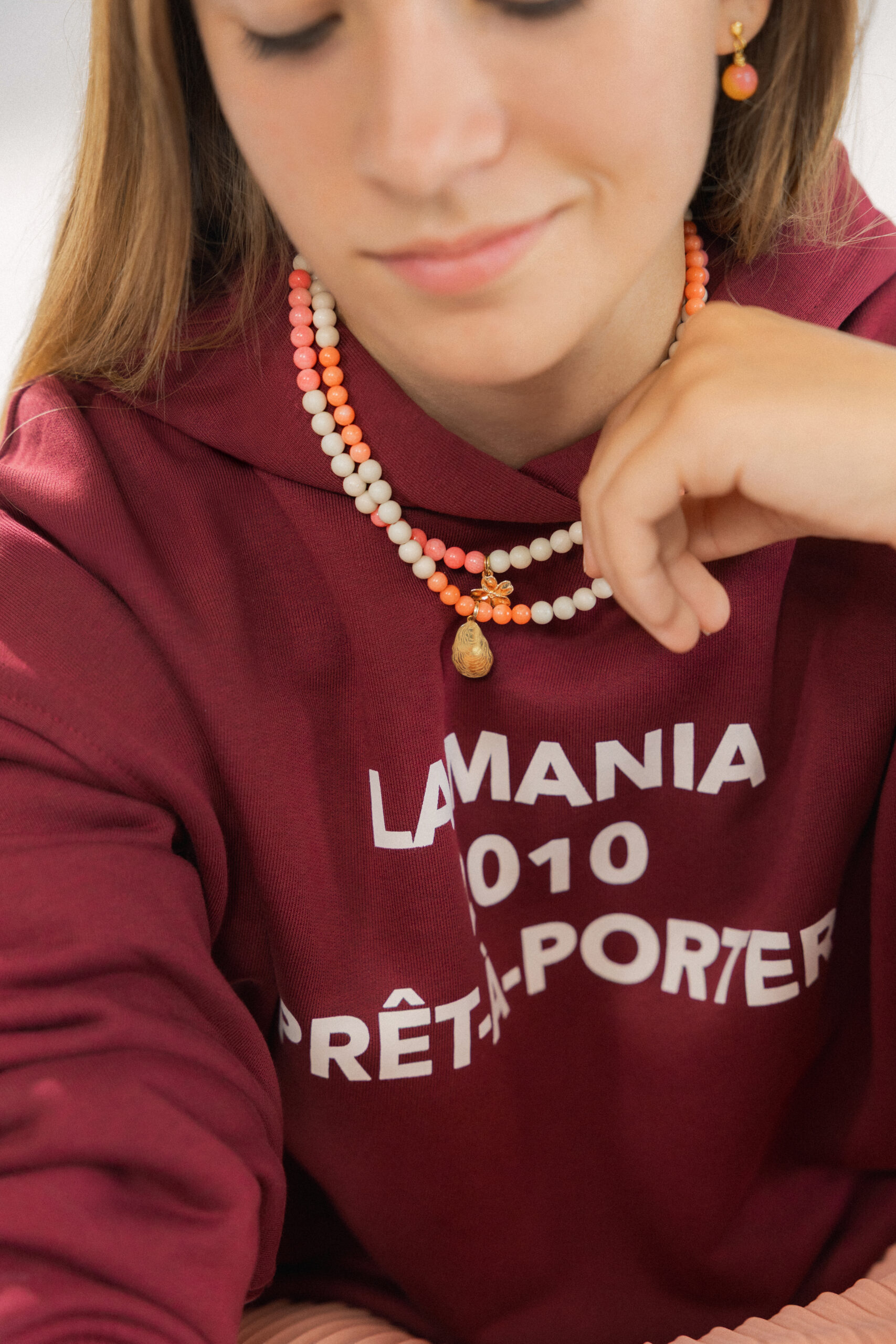 CANDY Sunlit Rose Jade Earrings - Image 7