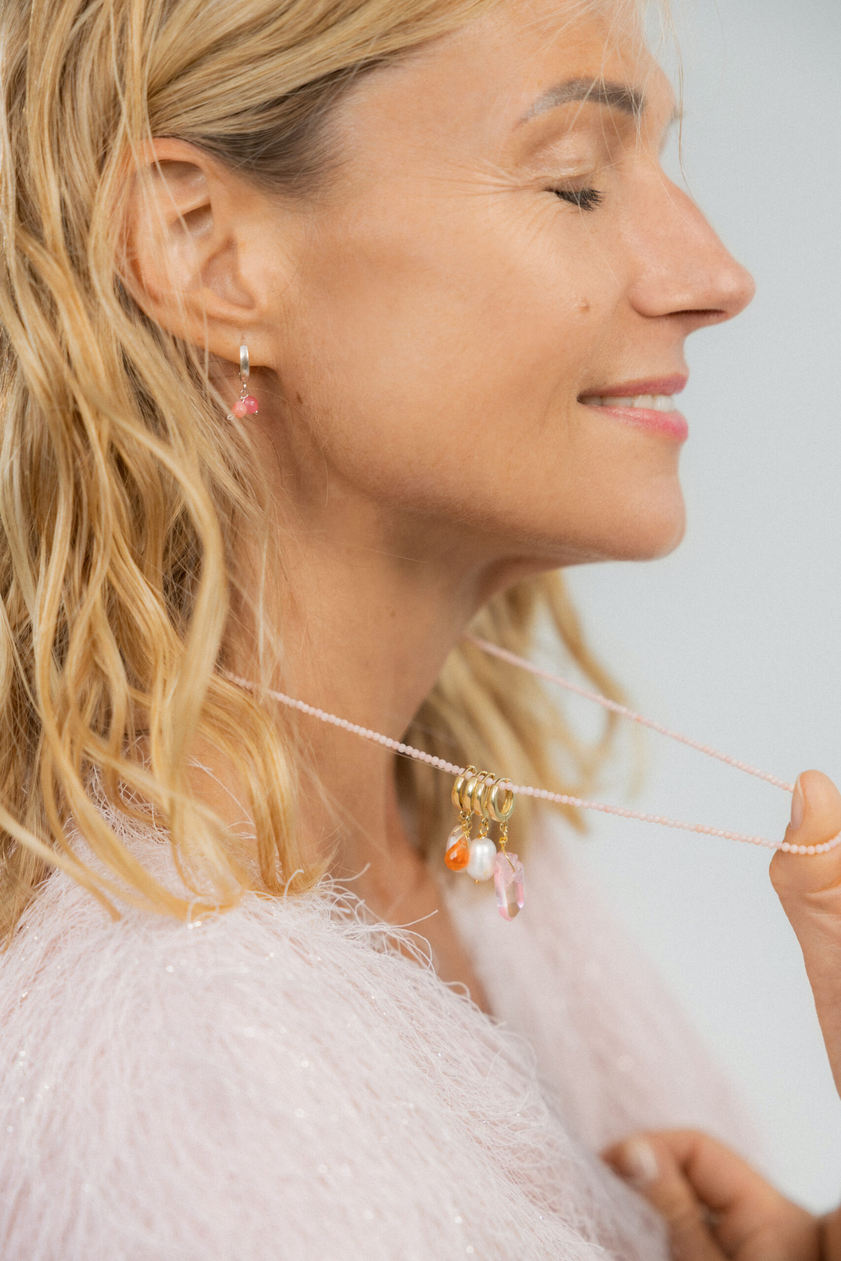 CHERRY PINK FROST Earrings - Image 5