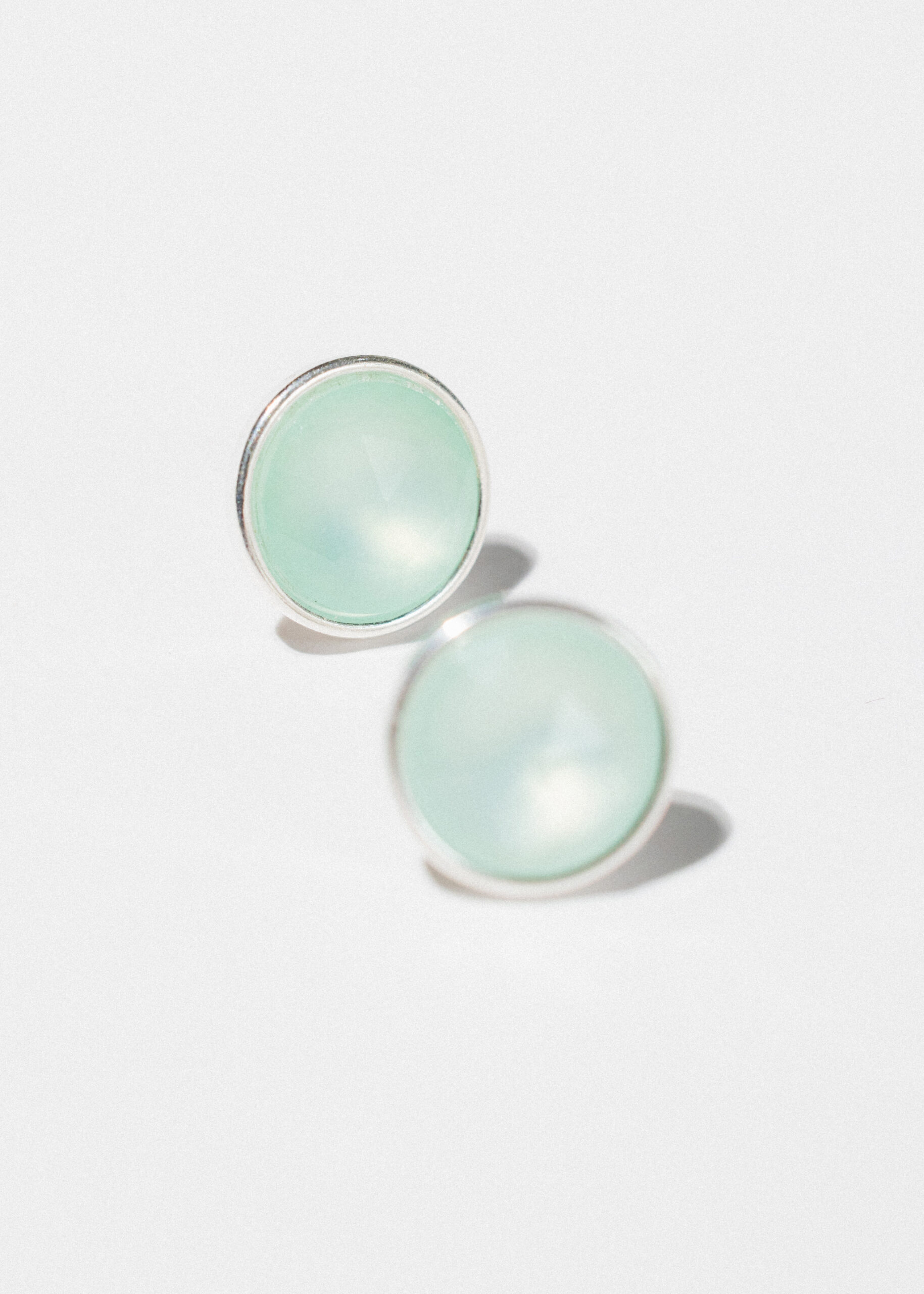 GEM ICONS Blue Chalcedony Earrings - Image 2