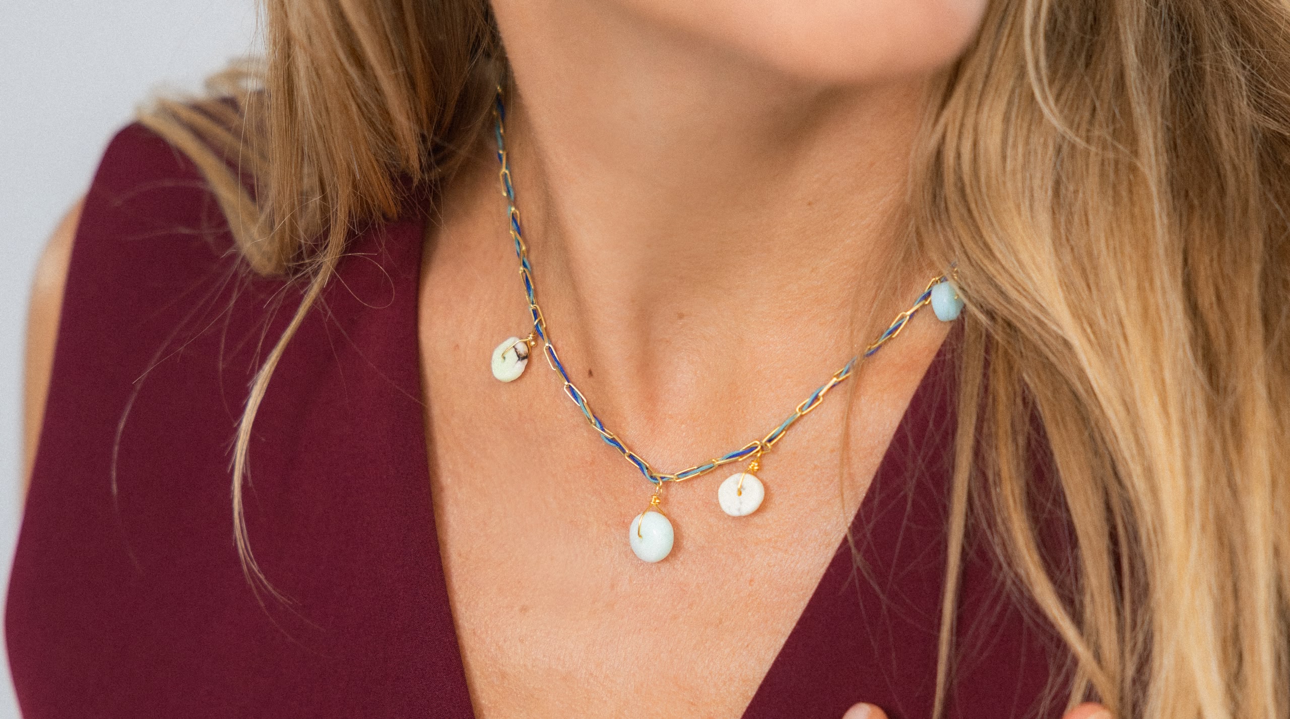 Naszyjnik PURE BLUE - obrazek 10