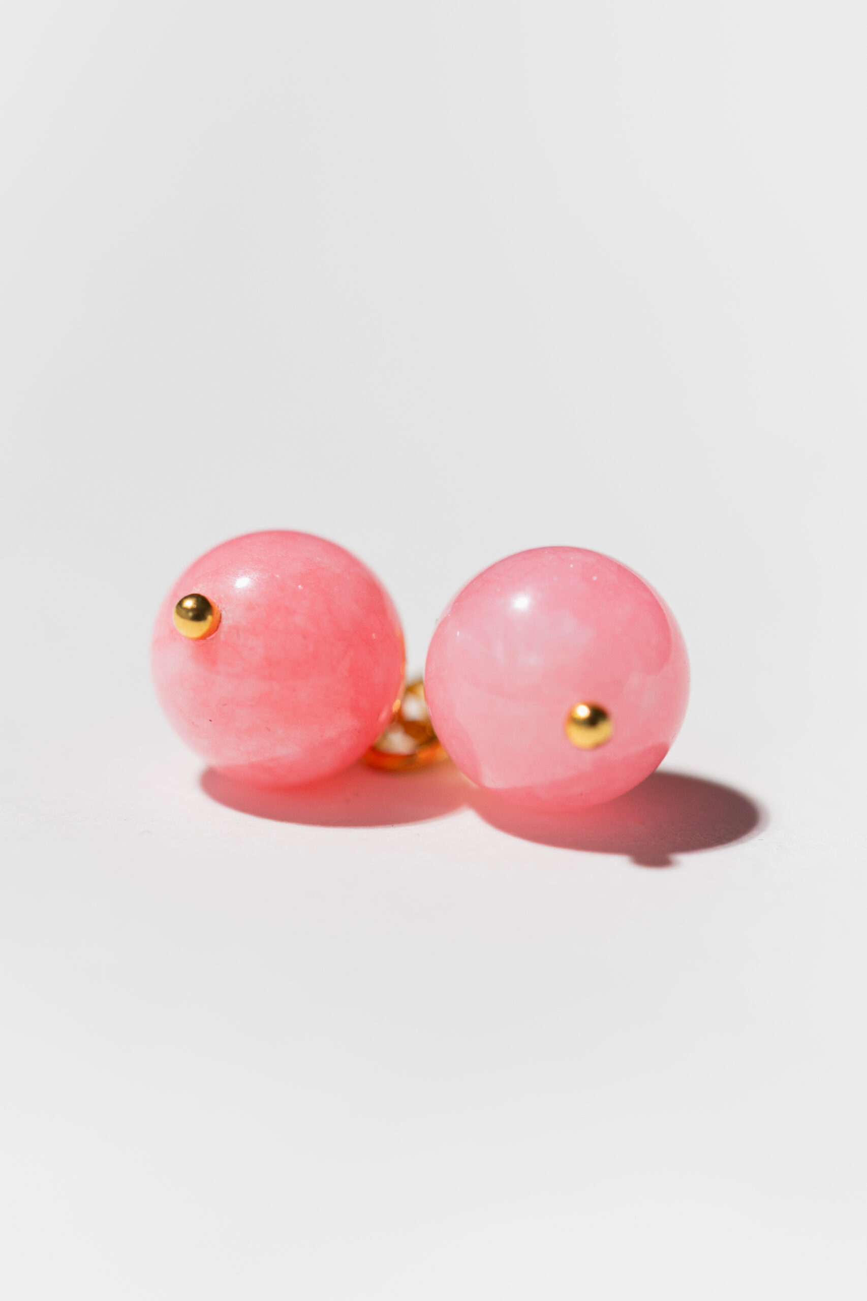 CANDY Pink Blush Jade Earrings - Image 7