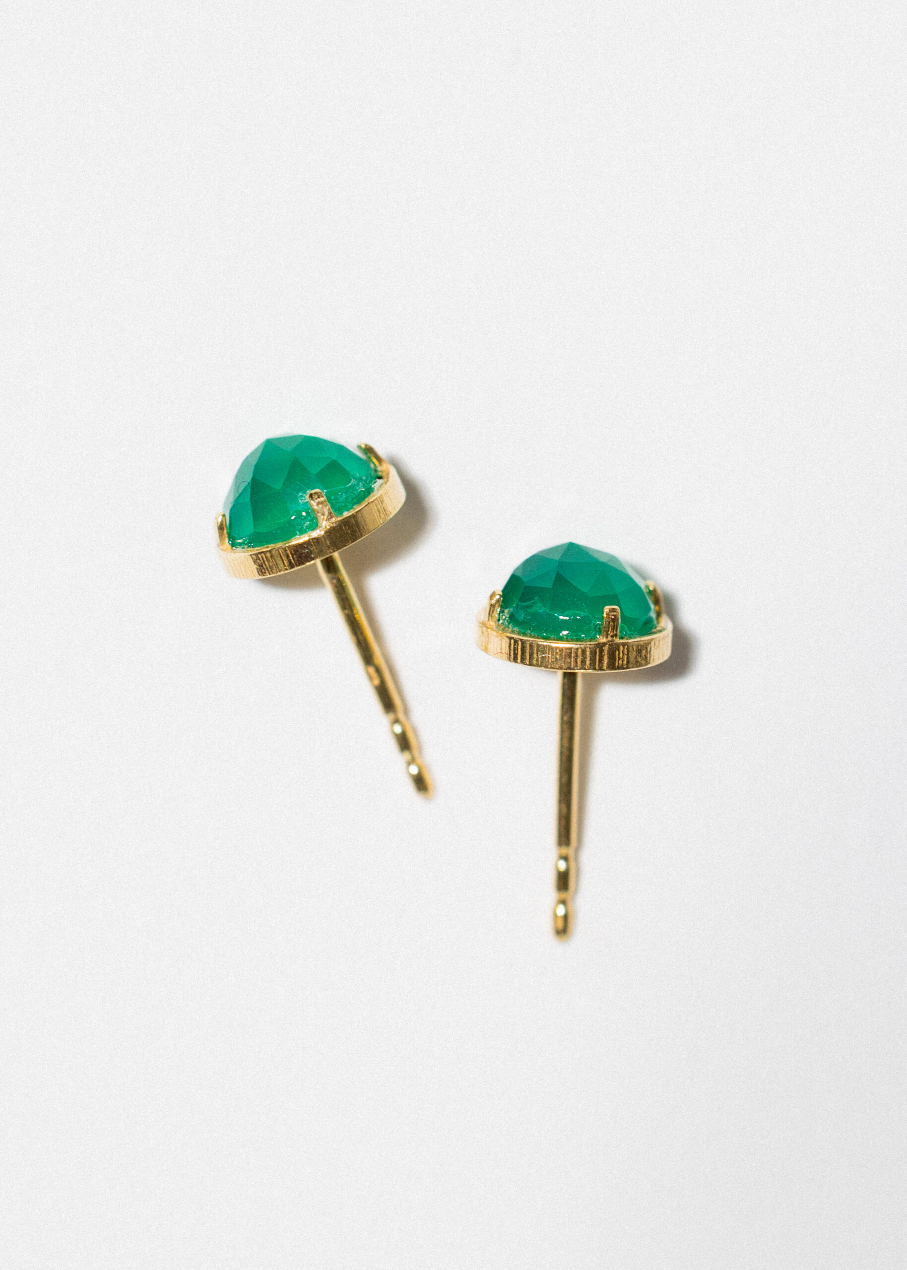 MAGIC PINS Earrings with green agate MAGIC PINS Earrings with green agate - Image 3