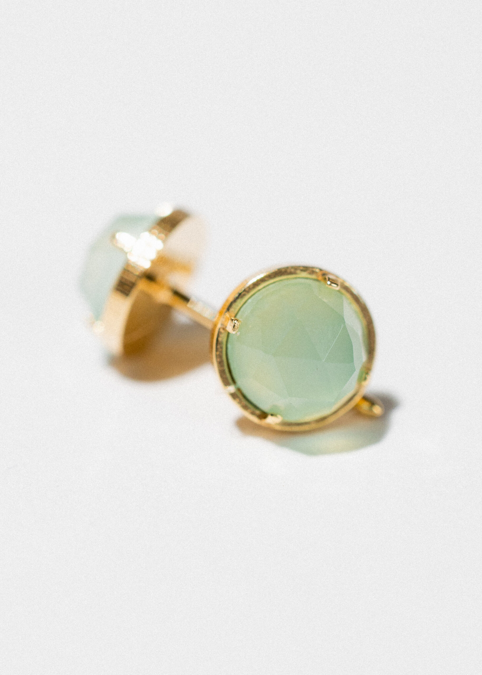 MAGIC PINS Earrings with aqua agate MAGIC PINS Earrings with aqua agate - Image 4
