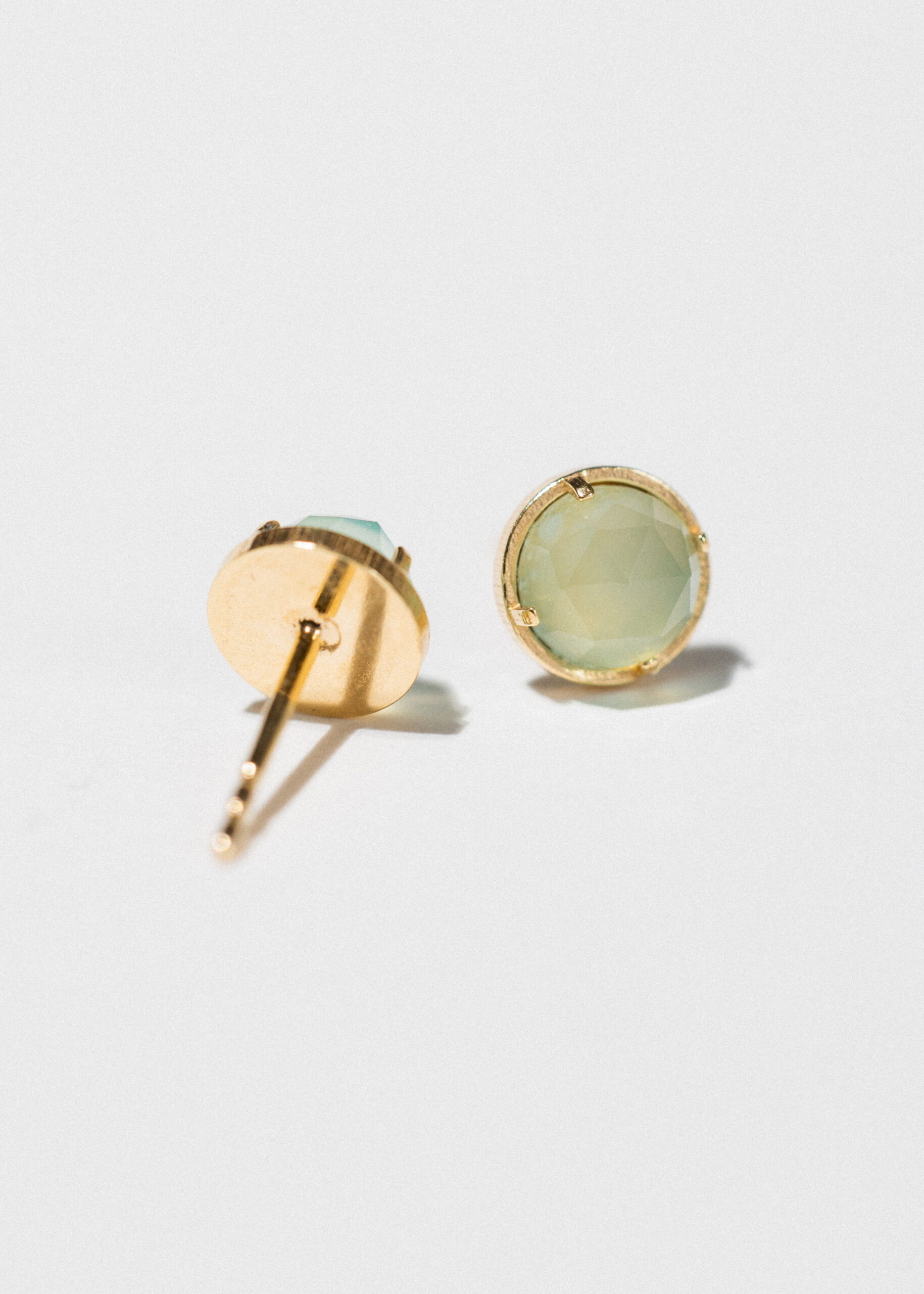 MAGIC PINS Earrings with aqua agate MAGIC PINS Earrings with aqua agate - Image 3