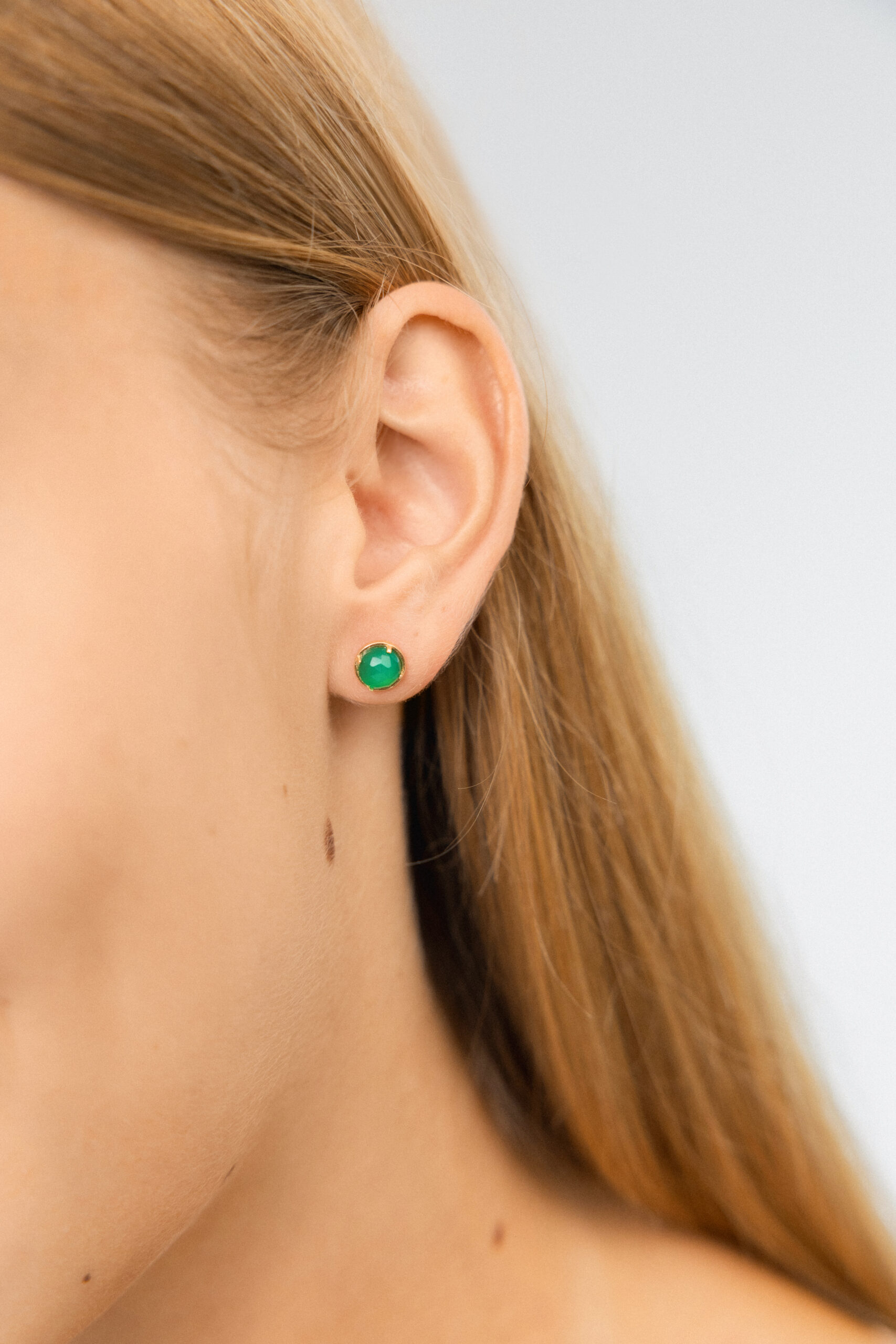 MAGIC PINS Earrings with green agate MAGIC PINS Earrings with green agate - Image 6